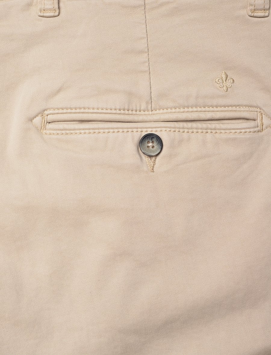 Morris - Jeffrey Brushed Chino - chino-püksid - khaki - 4