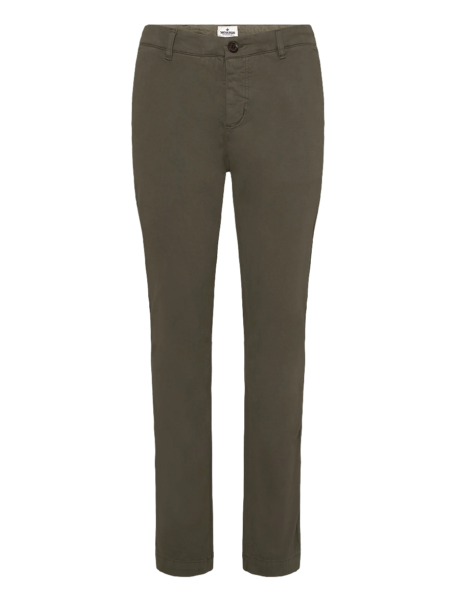 Morris - Jeffrey Brushed Chino - chinos - olive - 0