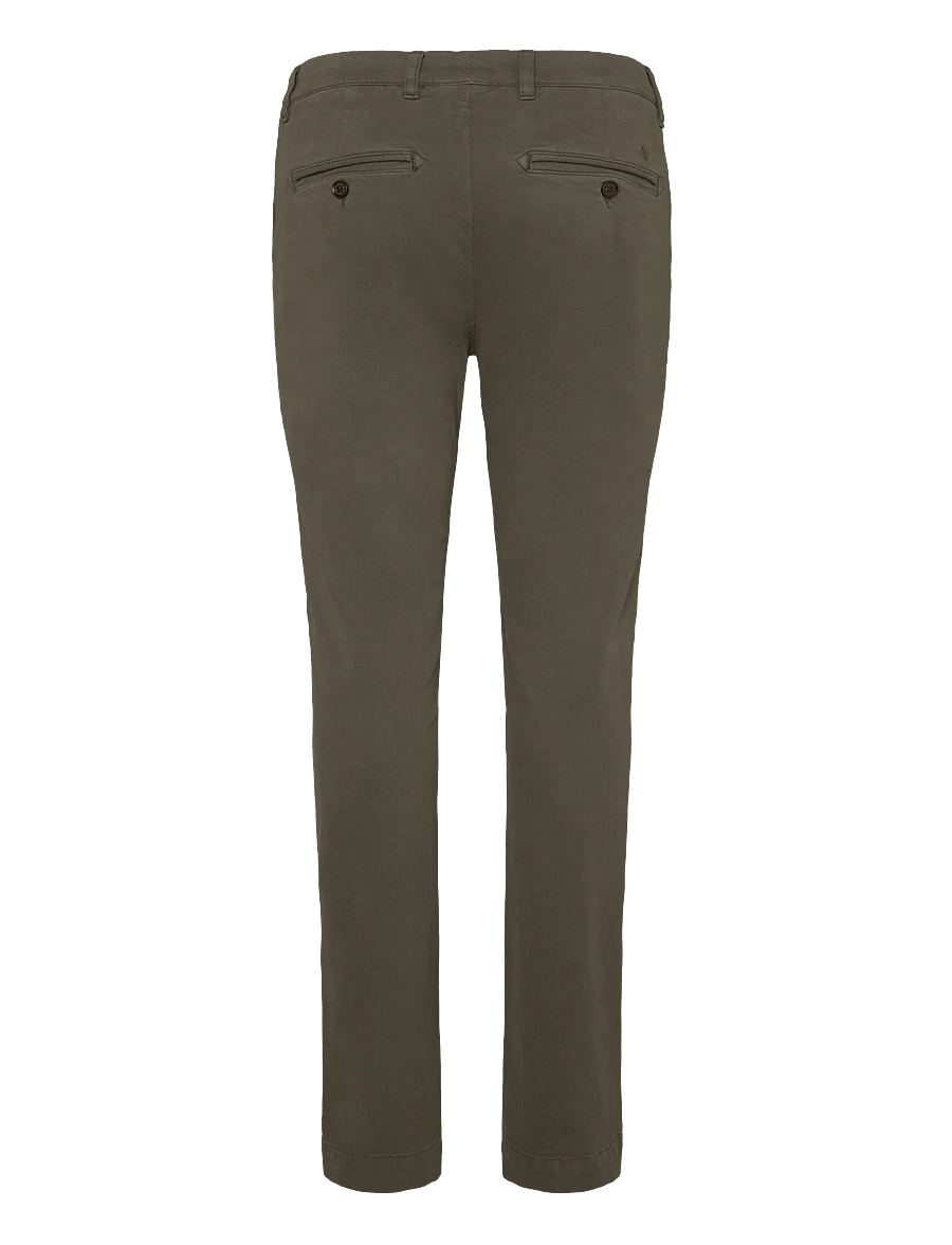 Morris - Jeffrey Brushed Chino - chinos - olive - 1