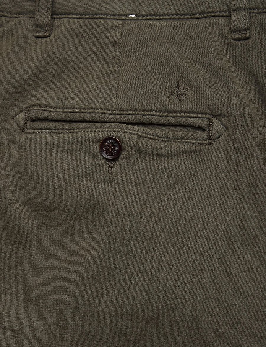 Morris - Jeffrey Brushed Chino - chinos - olive - 4