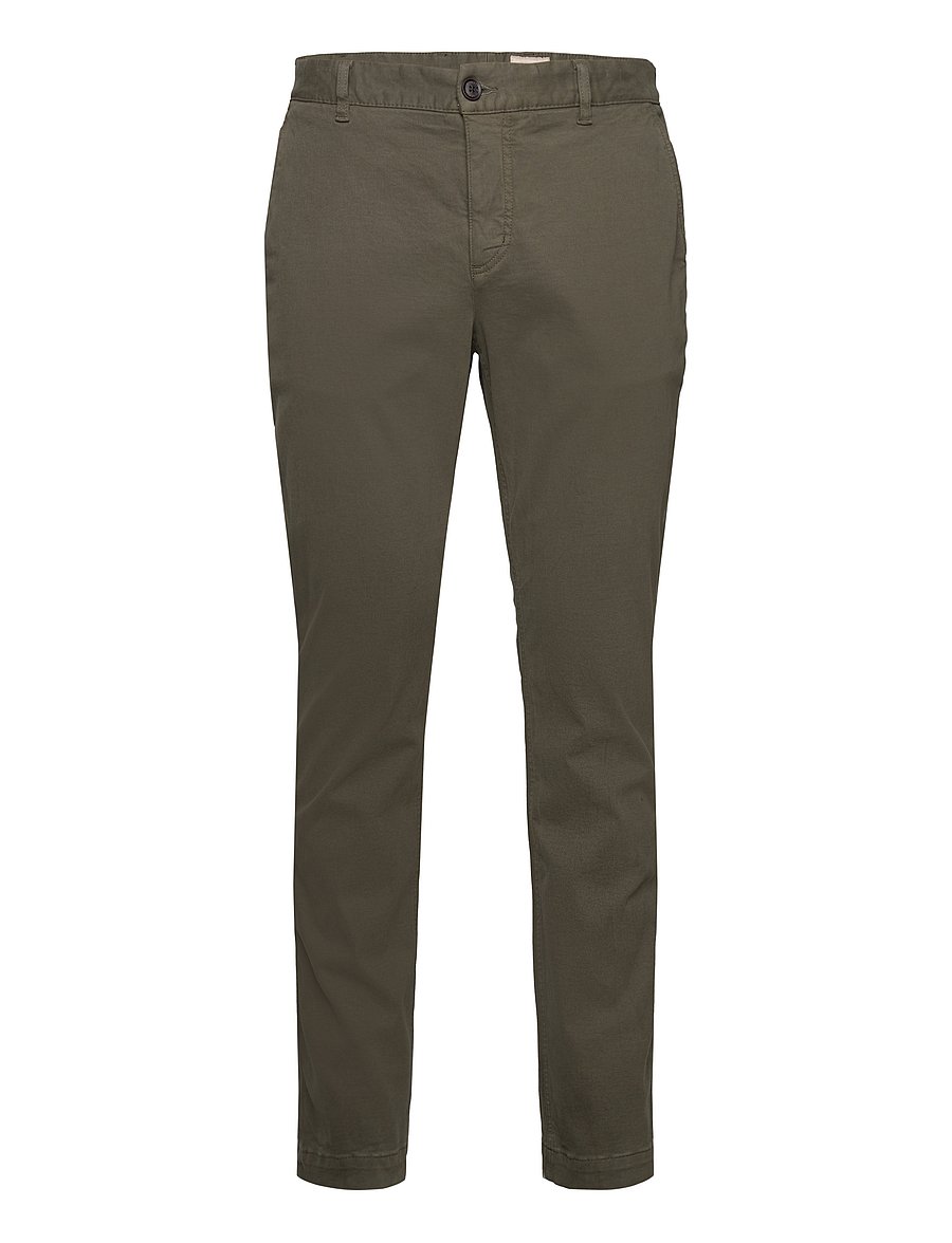 Morris - Jeffrey Brushed Chino - chinos - olive - 0