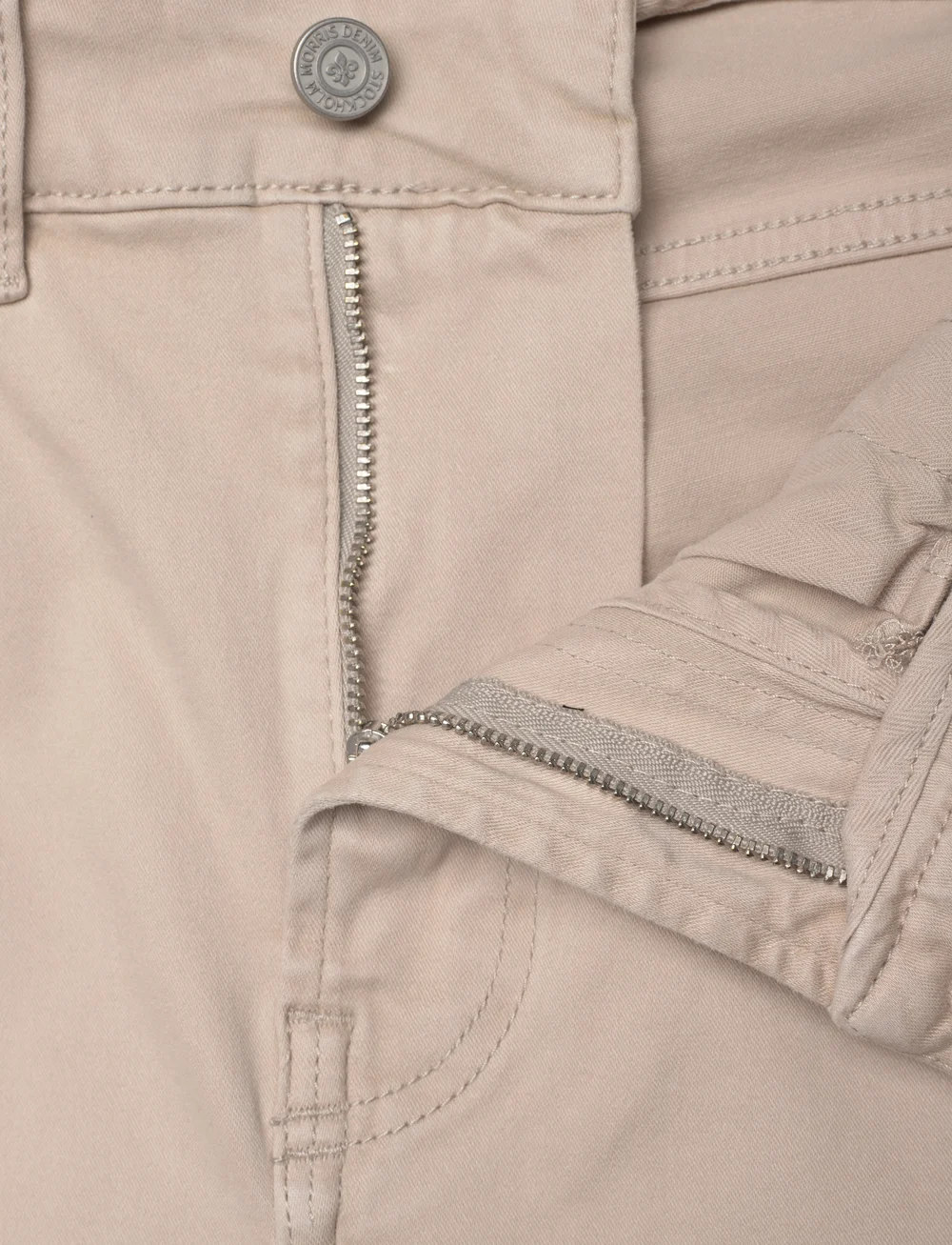 Morris - James Brushed 5 pkt - tavalised teksad - khaki - 3