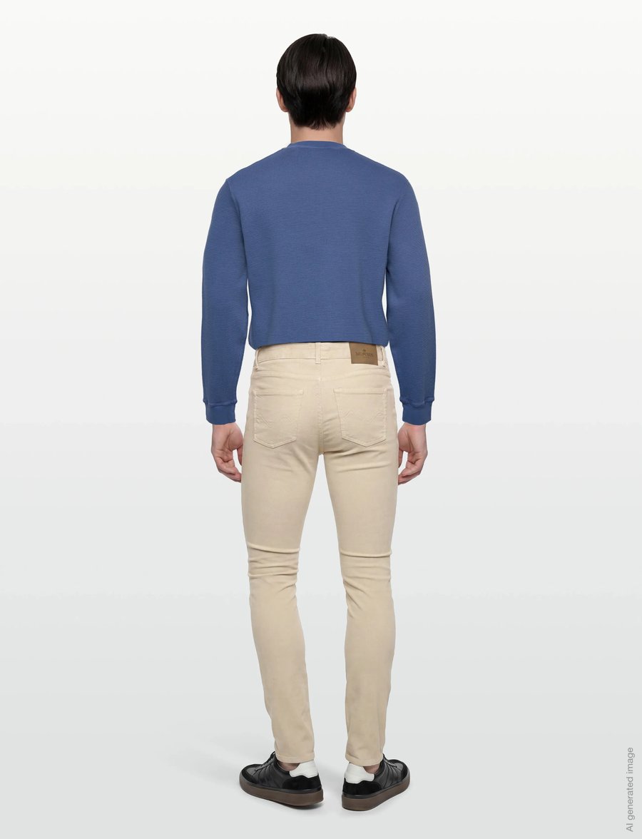 Morris - James Cord 5-pkt - casual broeken - off white - 4