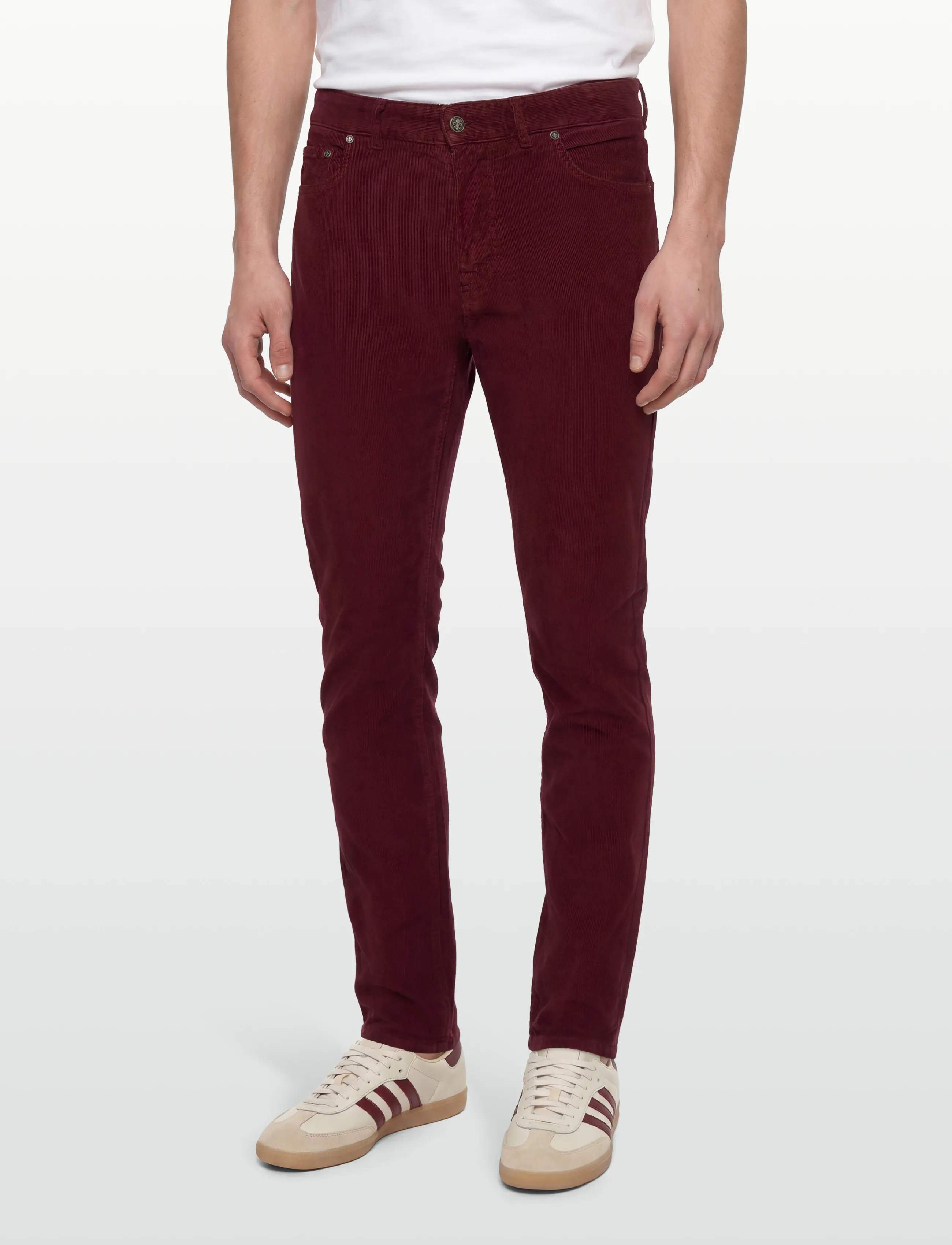 Morris - James Cord 5-pkt - casual - wine red - 3