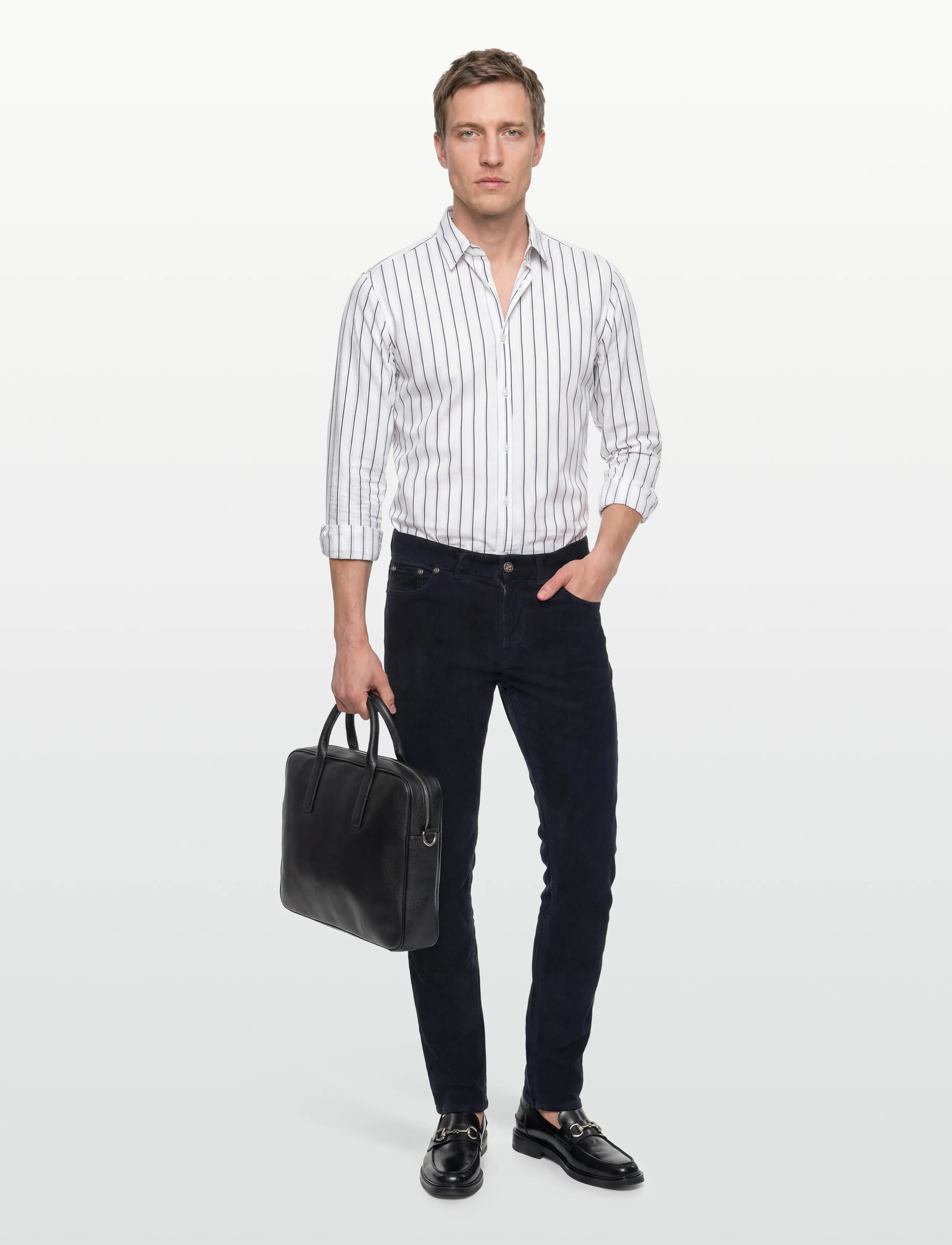 Morris James Cord 5-pkt - Hosen - NAVY / navy
