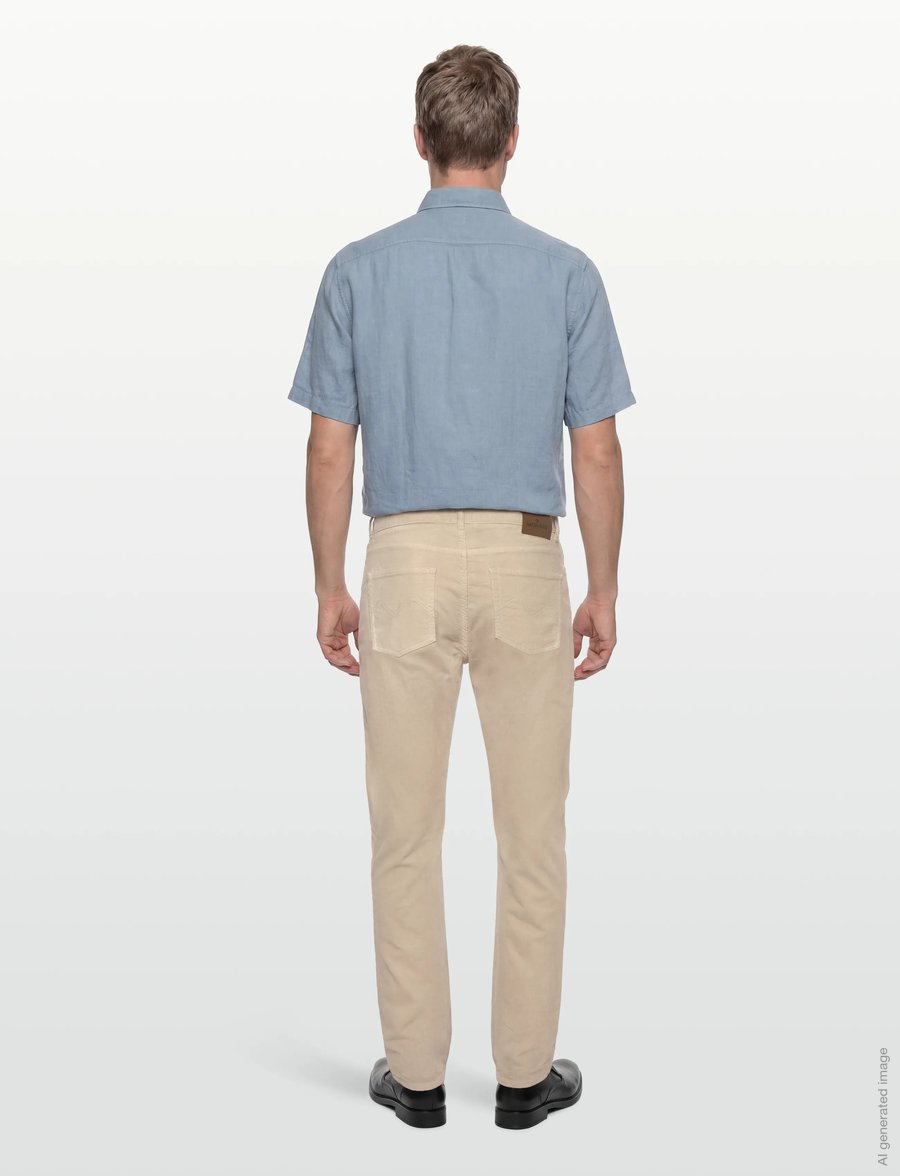 Morris - James Cord 5-pkt - spodnie na co dzień - off white - 4