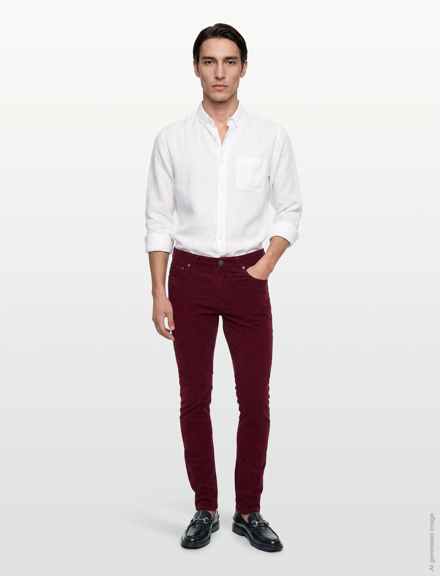 Morris - James Cord 5-pkt - casual - wine red - 0