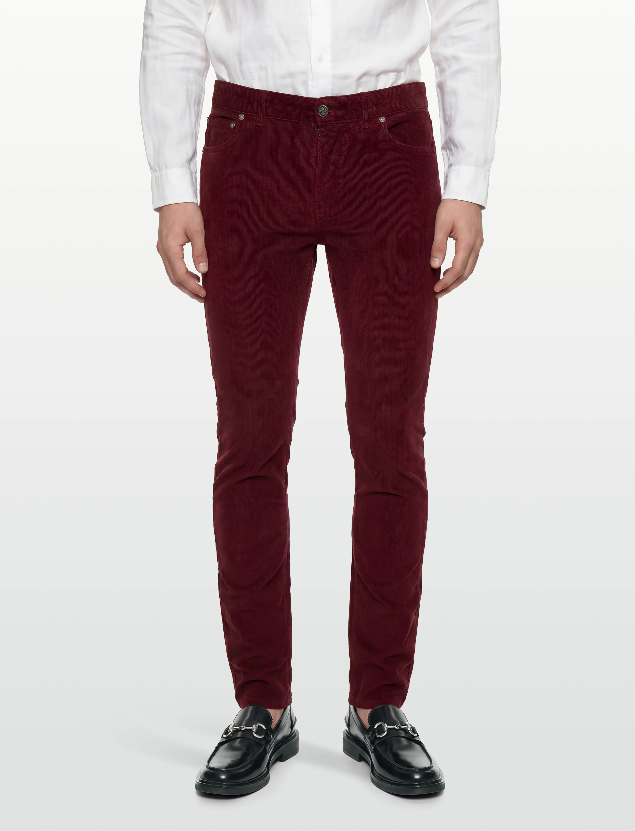 Morris - James Cord 5-pkt - casual - wine red - 3