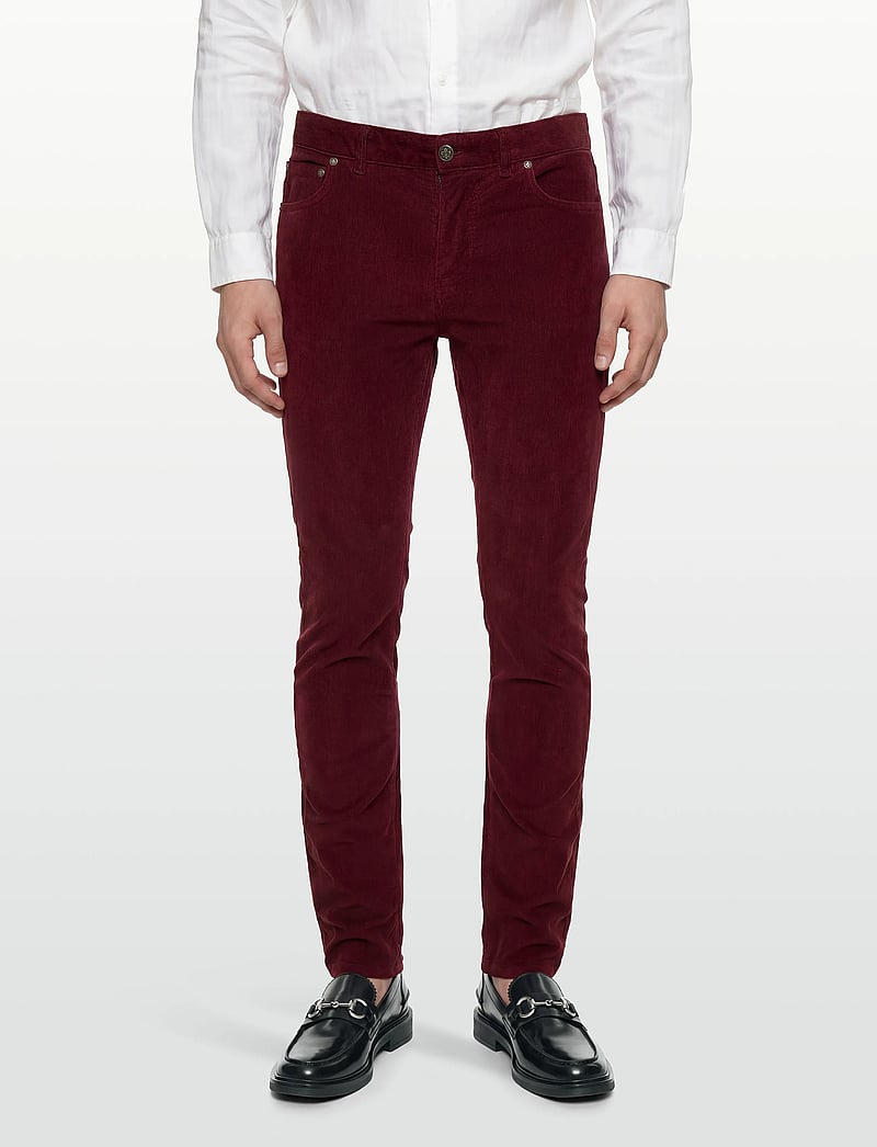 Morris - James Cord 5-pkt - vabaaja püksid - wine red - 3