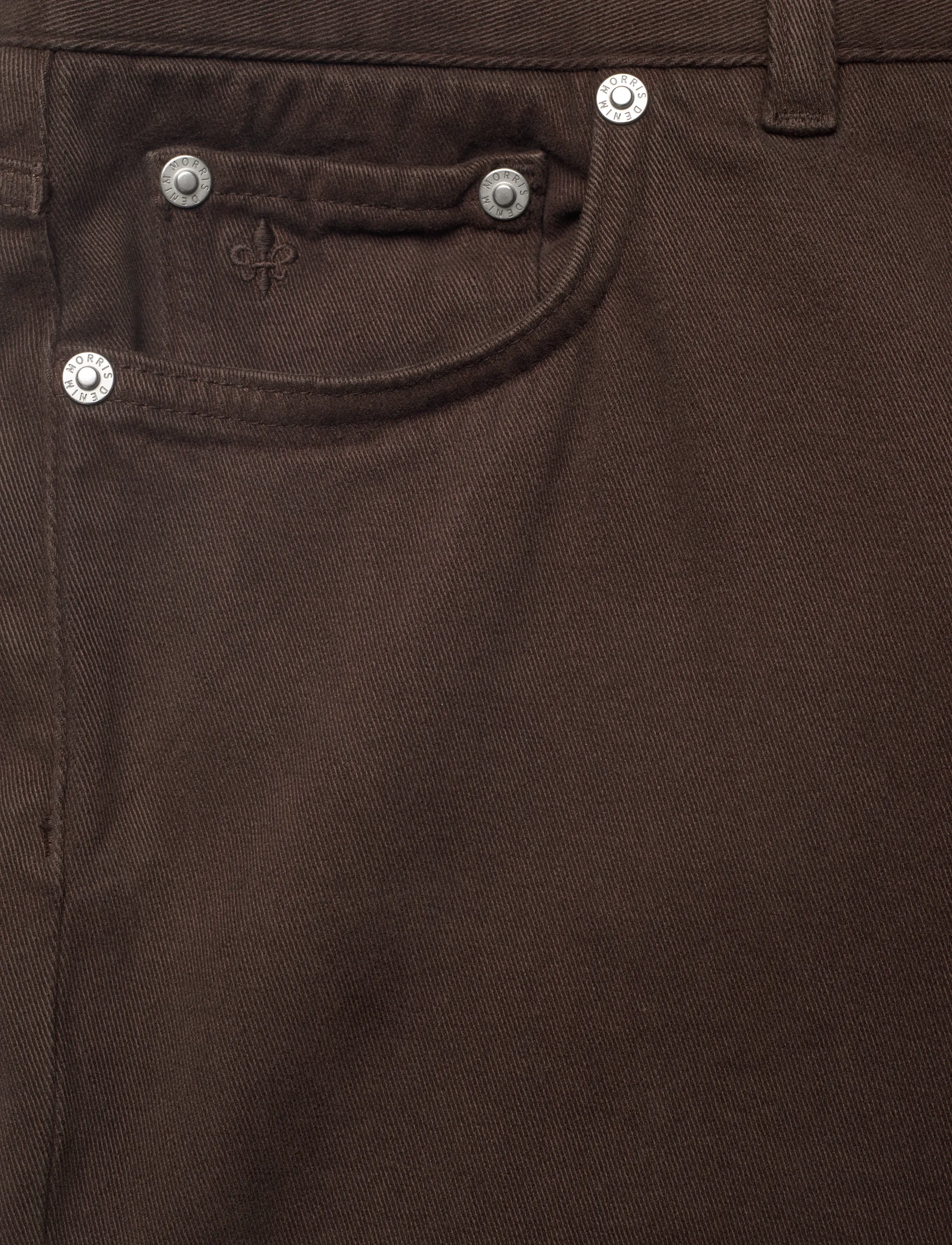 Morris - James Soft Twill 5-pkt - casual byxor - brown - 2