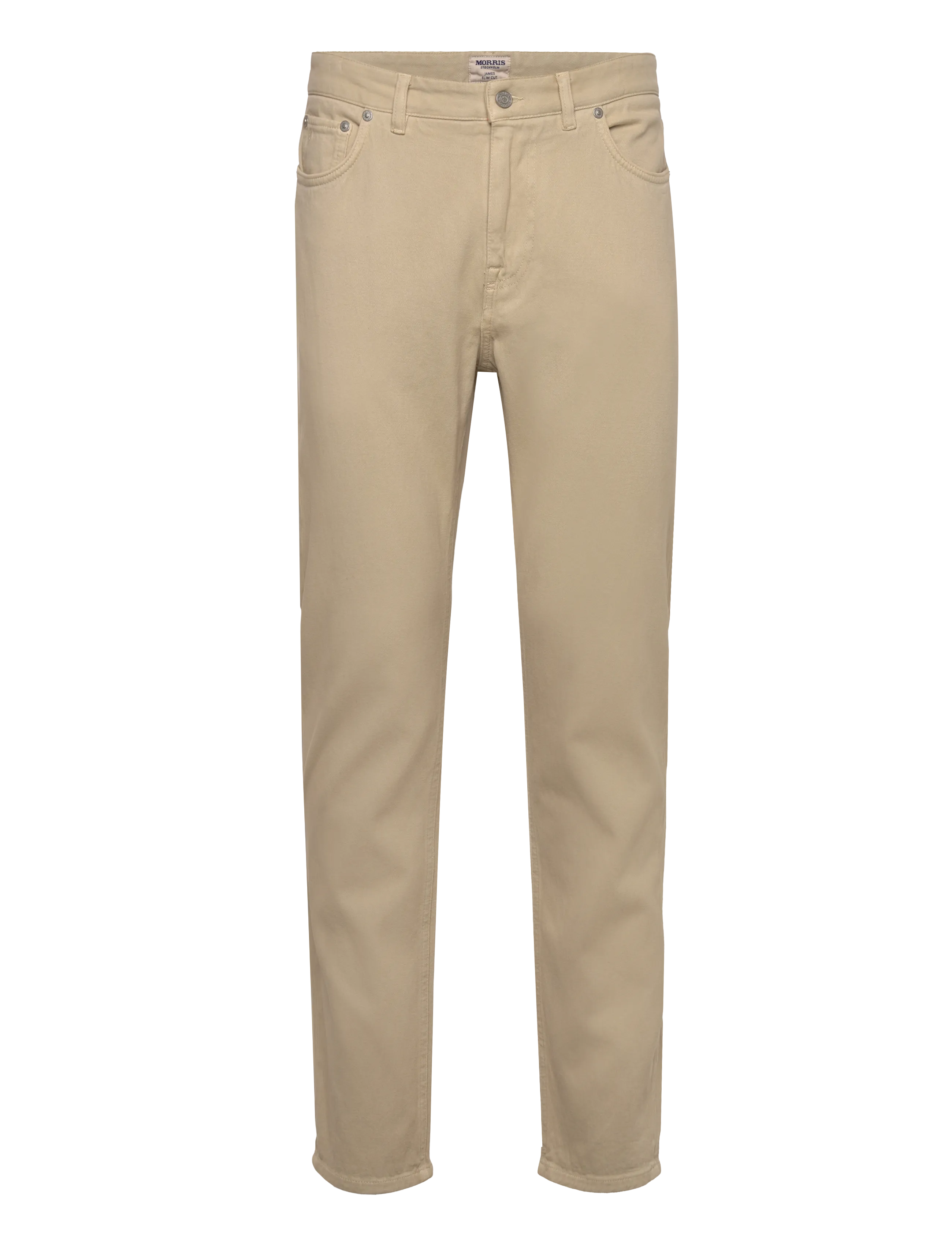 MORRIS James Soft Twill 5-Pkt Beige - 30x32 - Herren