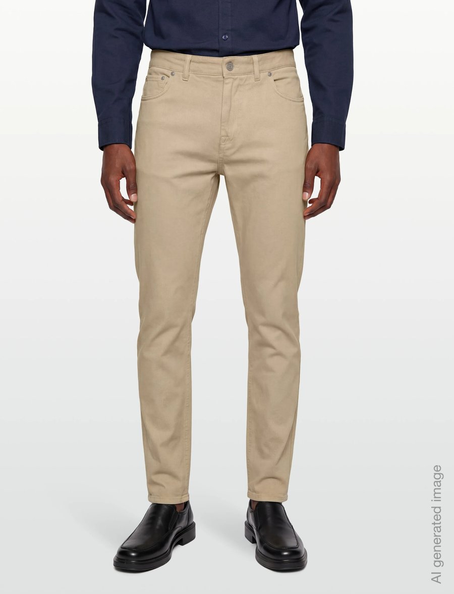 Morris - James Soft Twill 5-pkt - casual trousers - khaki - 3