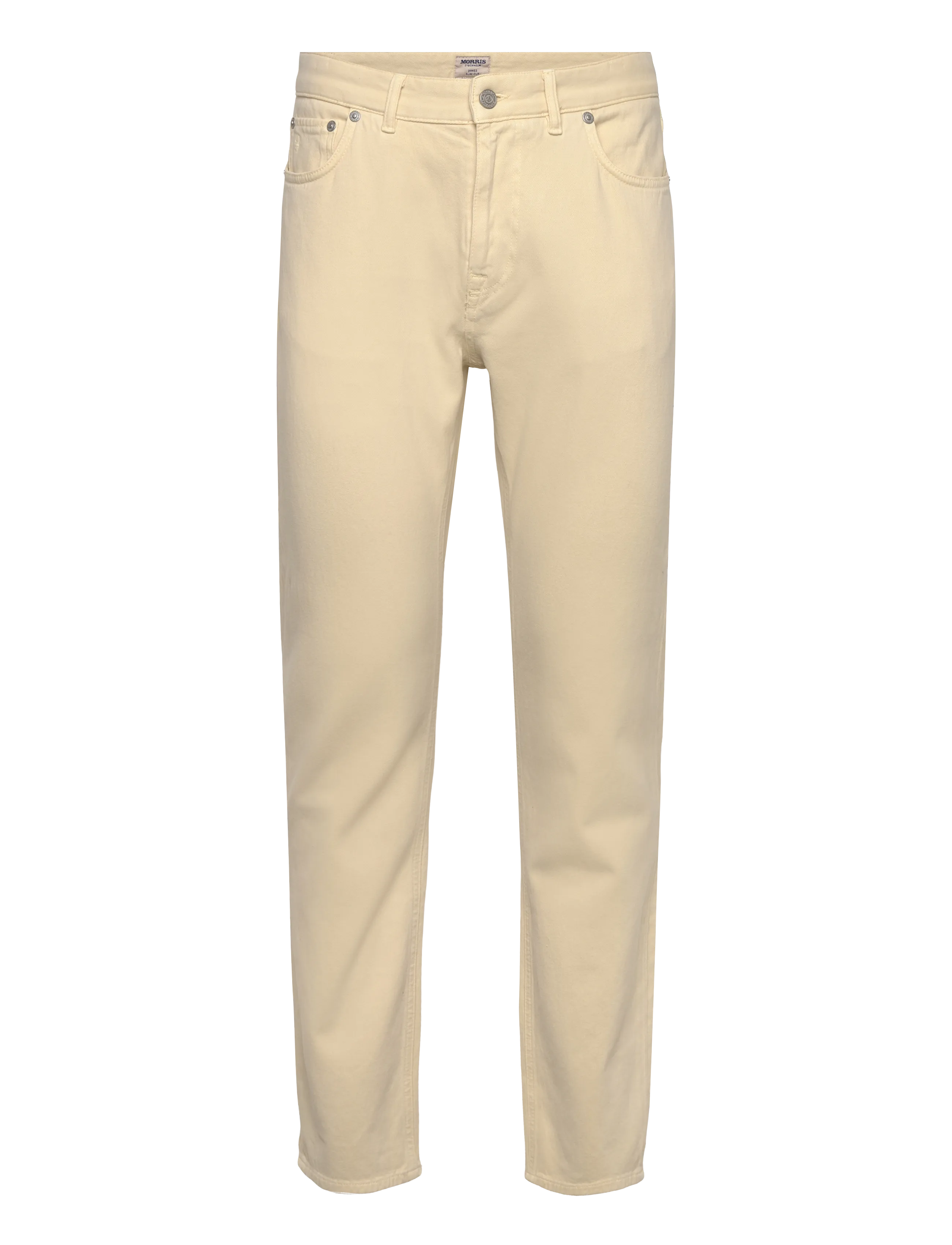 MORRIS James Soft Twill 5-Pkt Cream - 30x32 - Herren