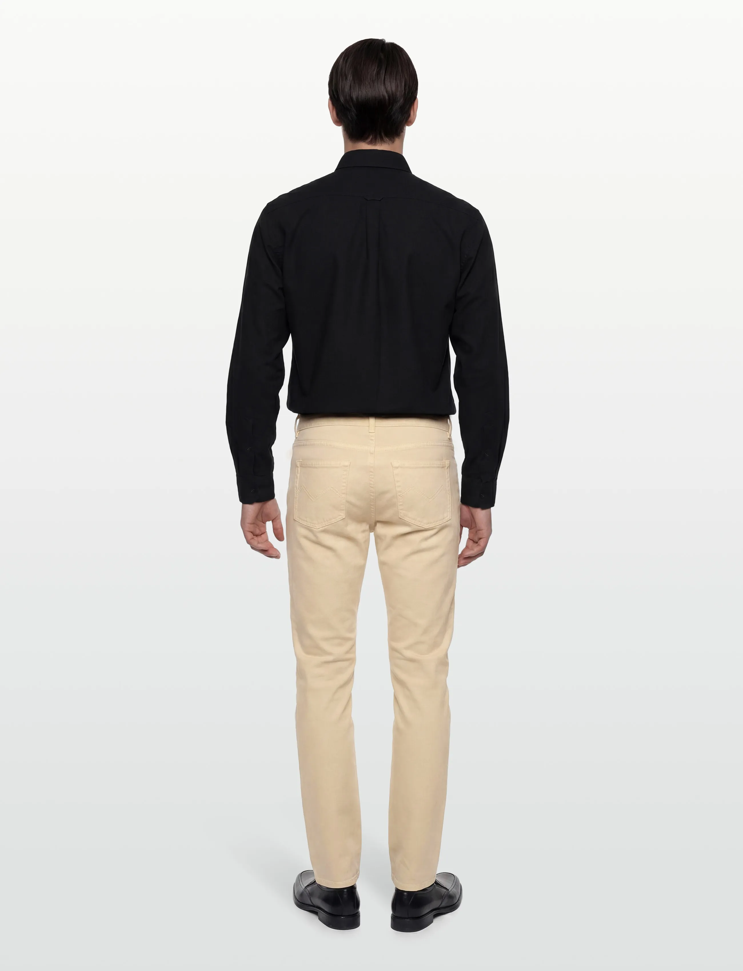Morris - James Soft Twill 5-pkt - casual trousers - off white - 4