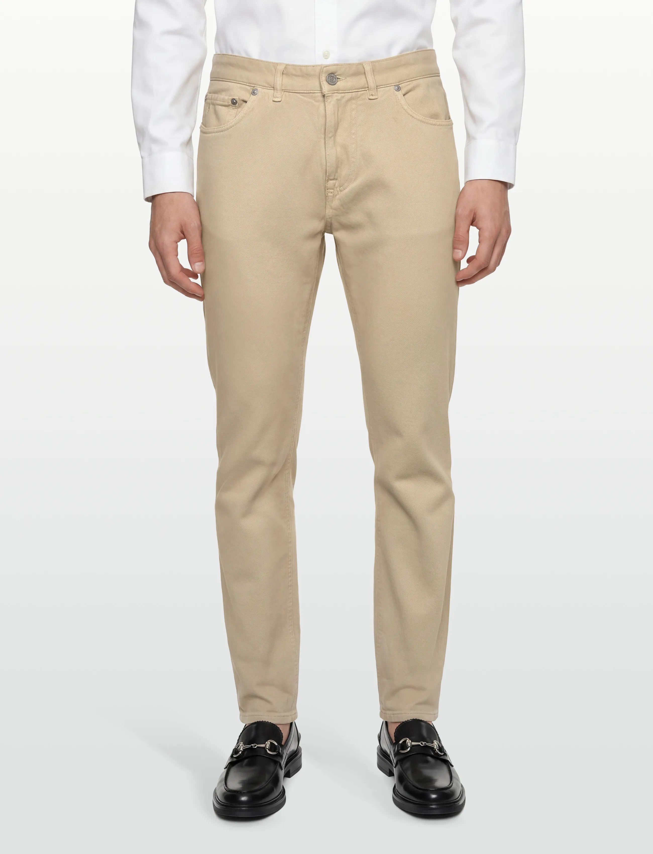 Morris - James Soft Twill 5-pkt - casual bukser - khaki - 3