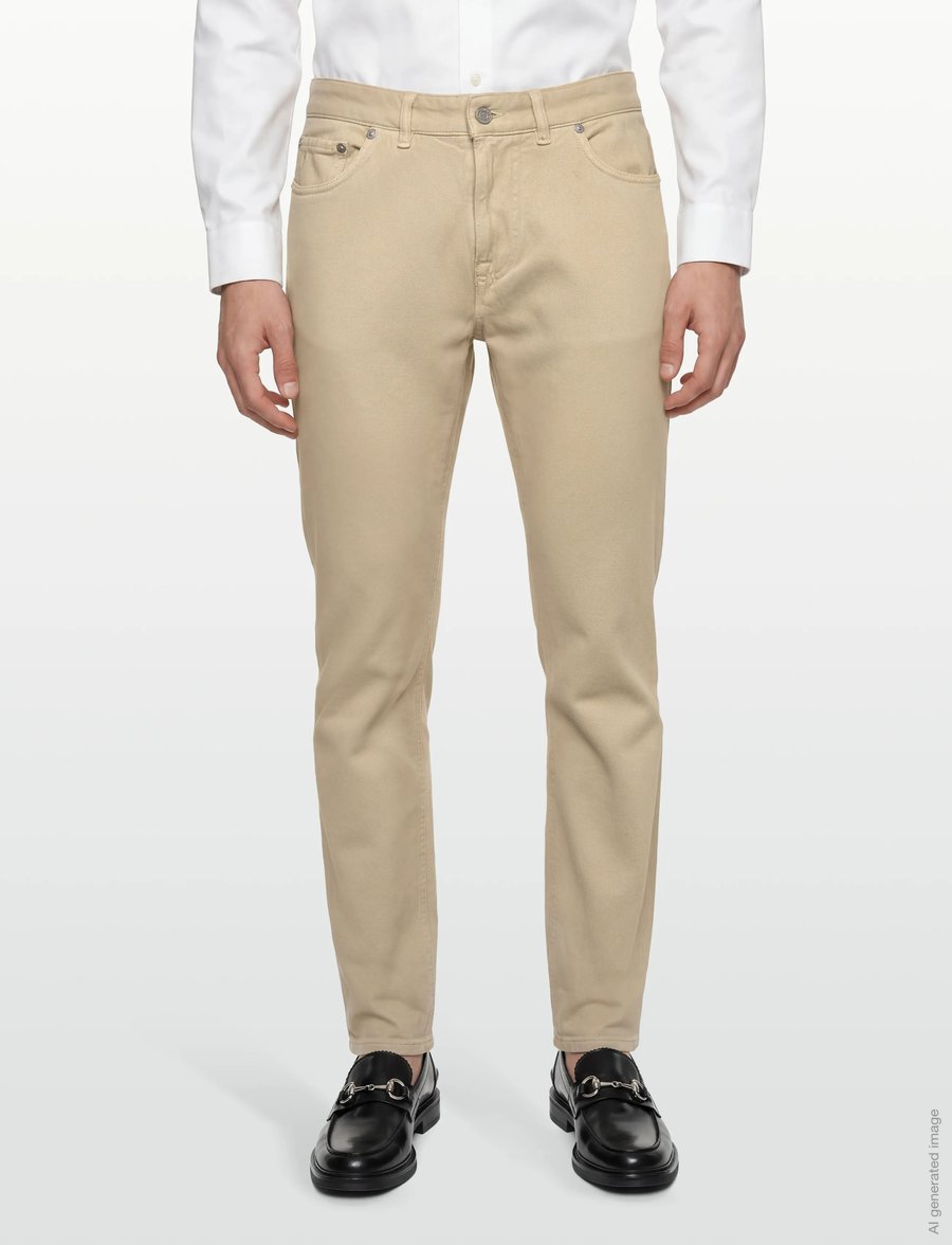 Morris - James Soft Twill 5-pkt - kasdienio stiliaus kelnės - khaki - 3