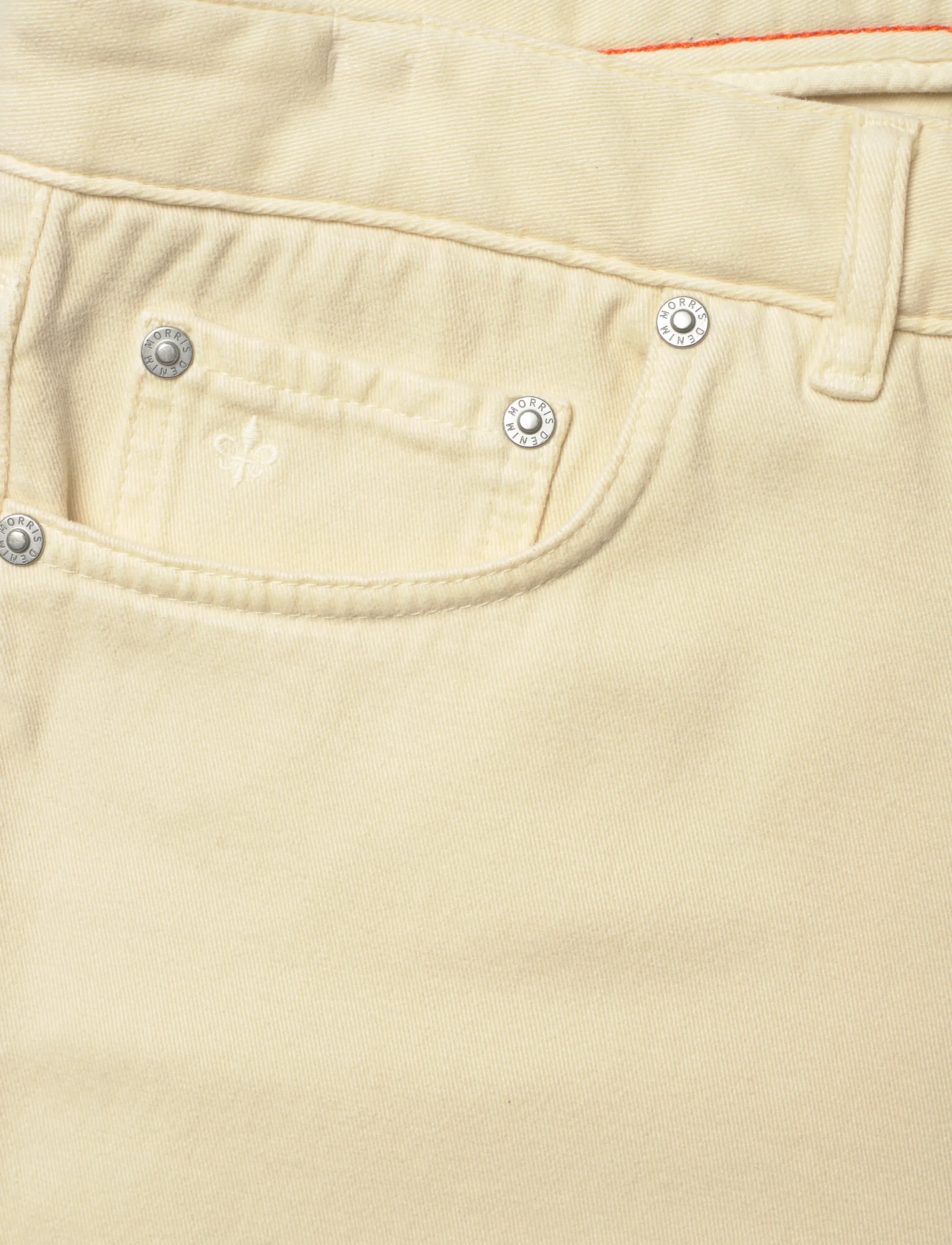 Morris - James Soft Twill 5-pkt - casual trousers - off white - 2