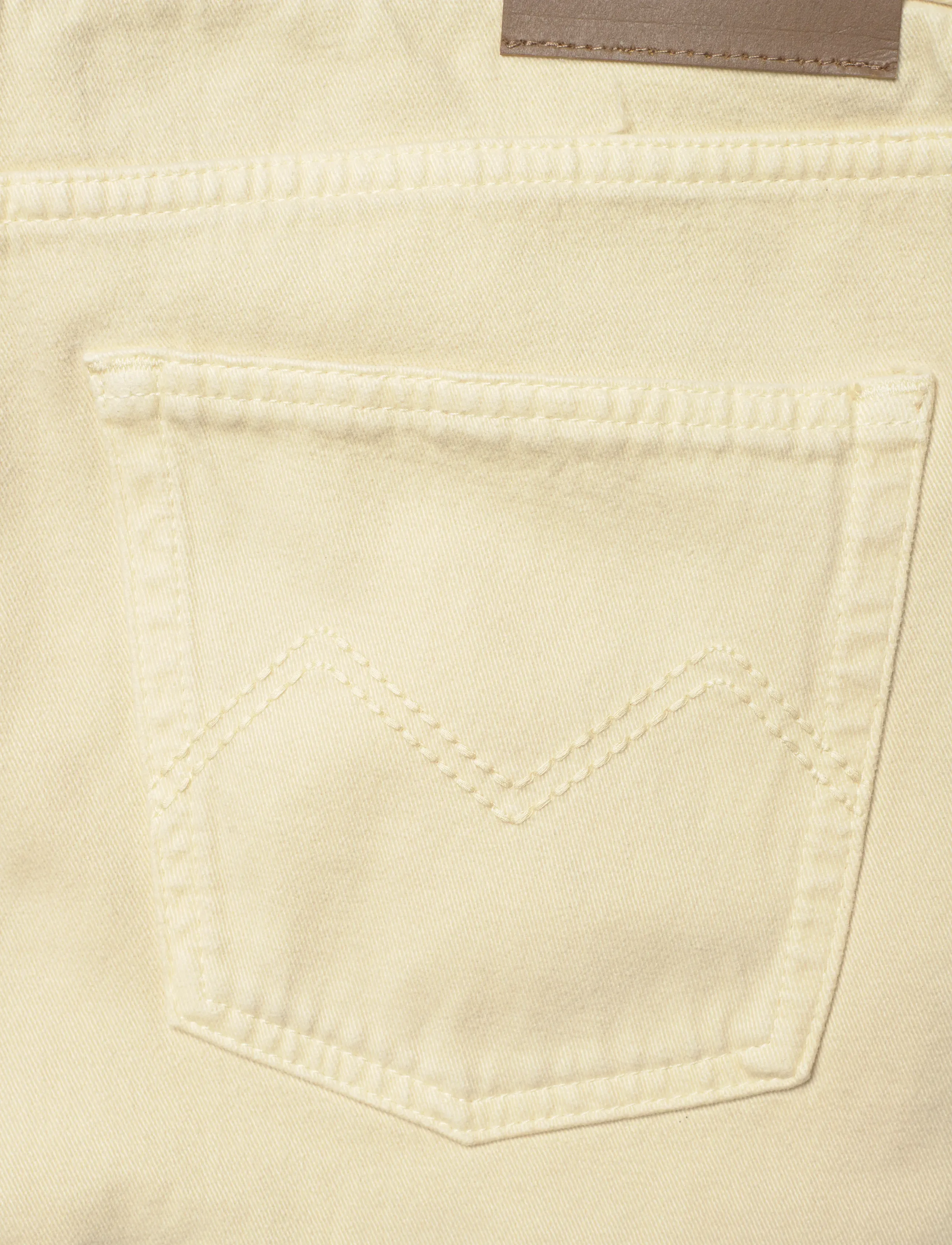 Morris - James Soft Twill 5-pkt - casual trousers - off white - 4