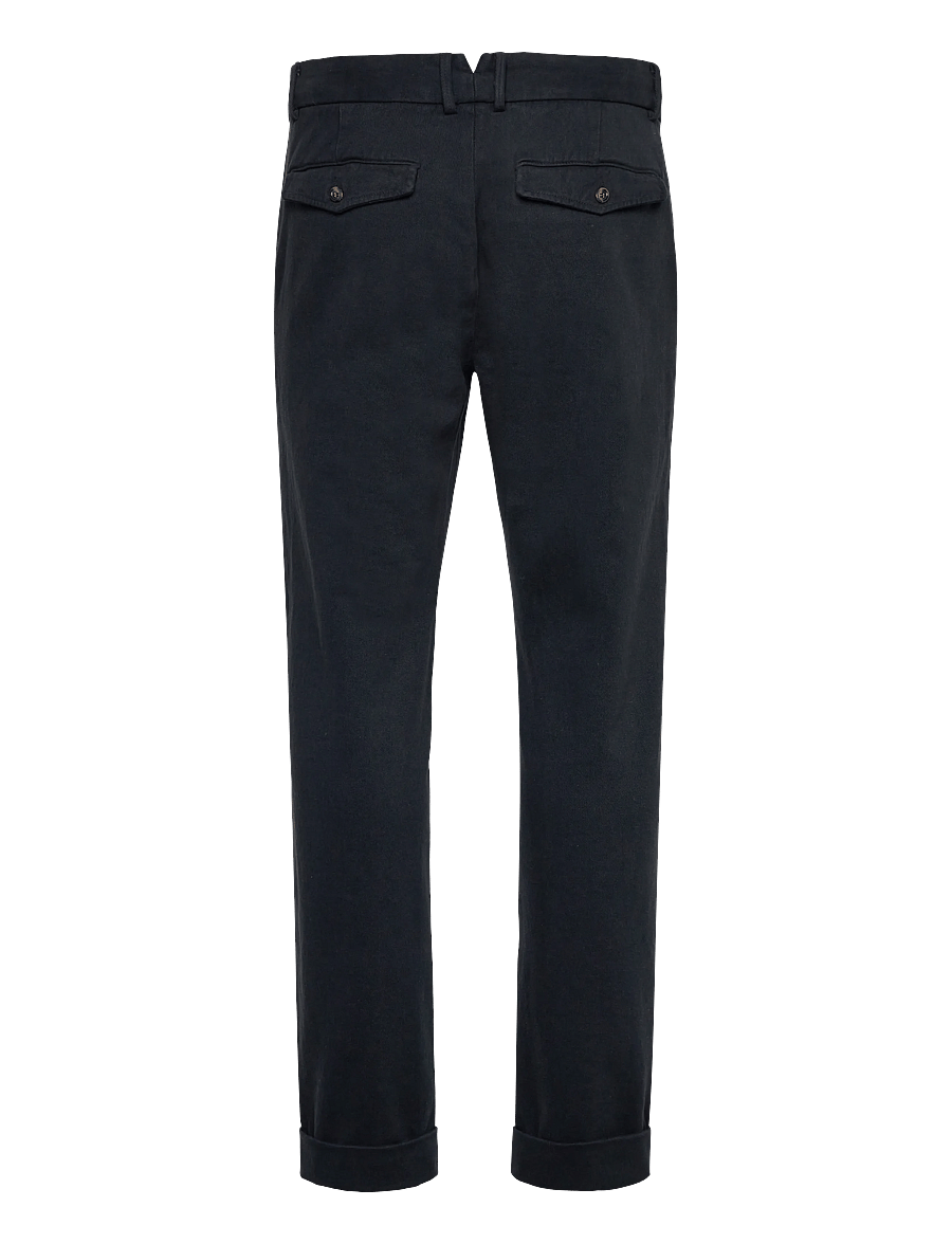 Morris - Jones Soft Twill Trousers - casual - blue - 2