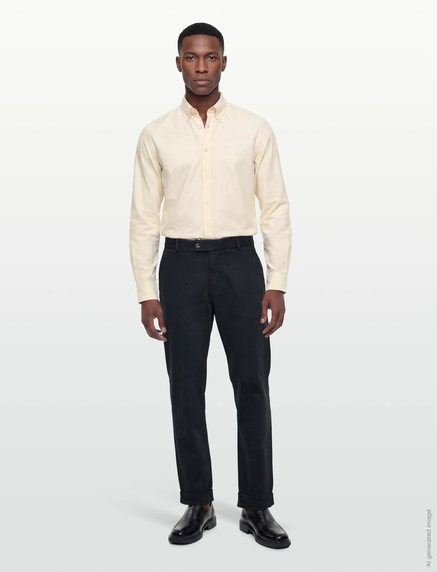Morris - Jones Soft Twill Trousers - casual - blue - 0