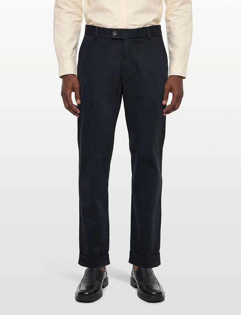 Morris - Jones Soft Twill Trousers - casual - blue - 3