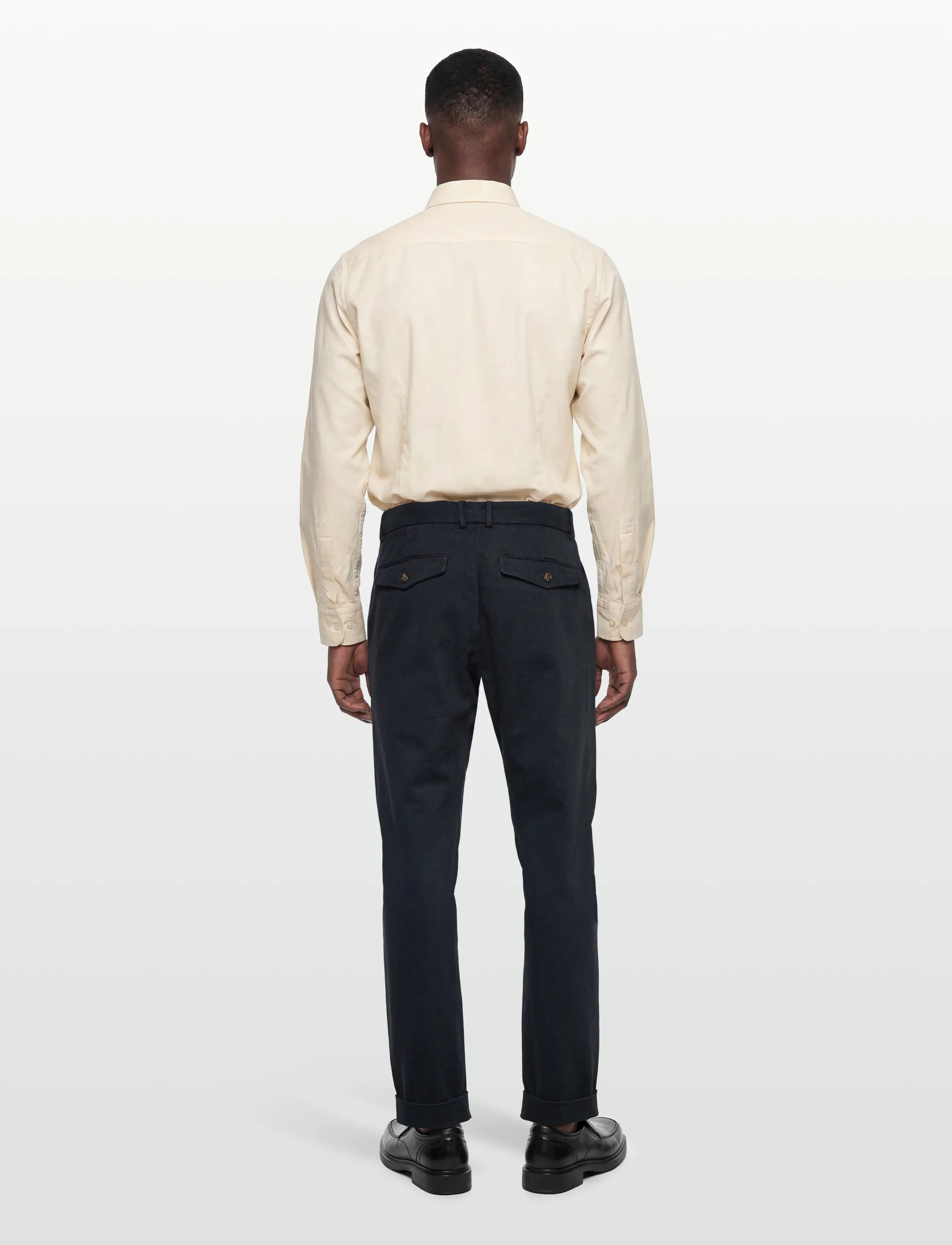 Morris - Jones Soft Twill Trousers - casual - blue - 4