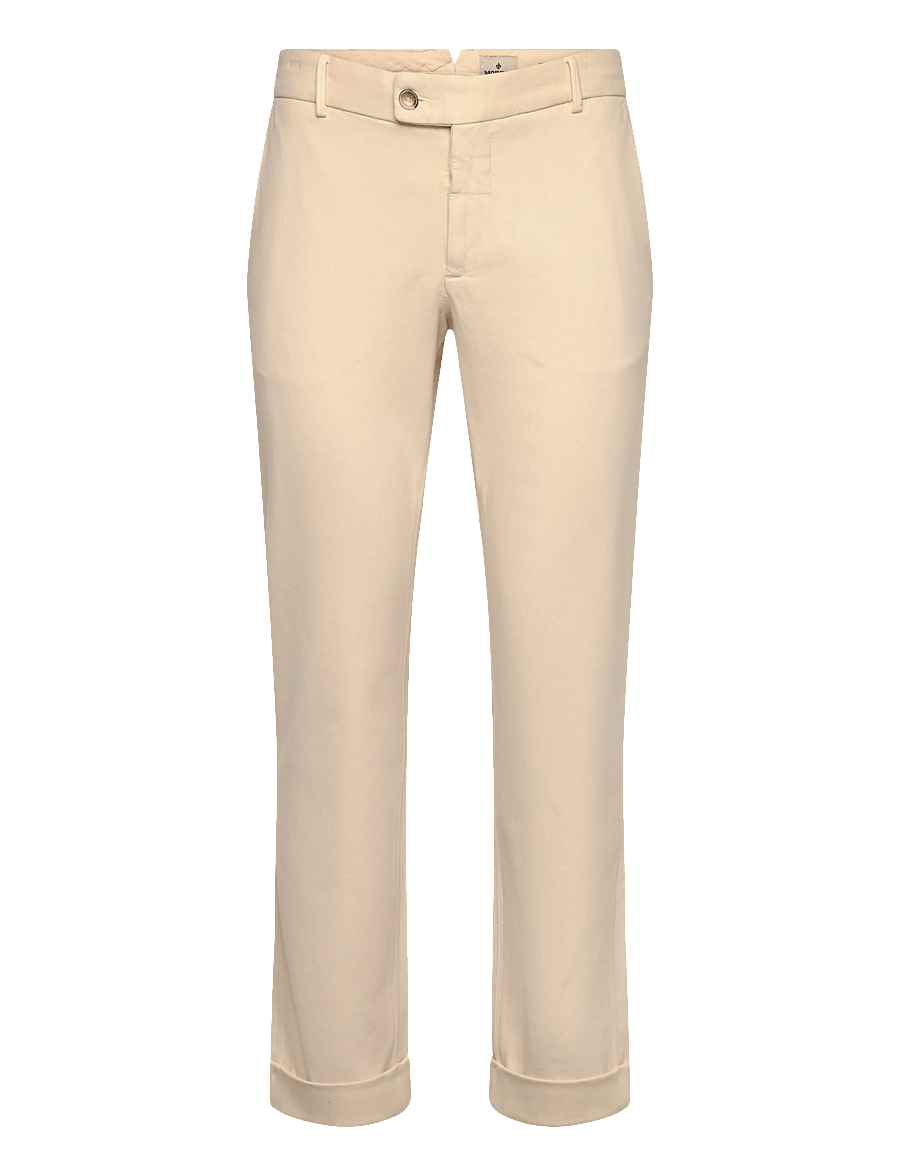 Morris - Jones Soft Twill Trousers - casual trousers - off white - 1