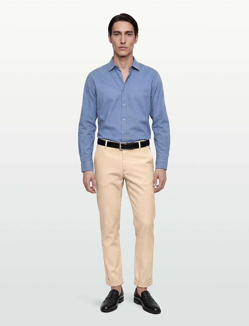 Morris - Jones Soft Twill Trousers - vabaaja püksid - off white - 0