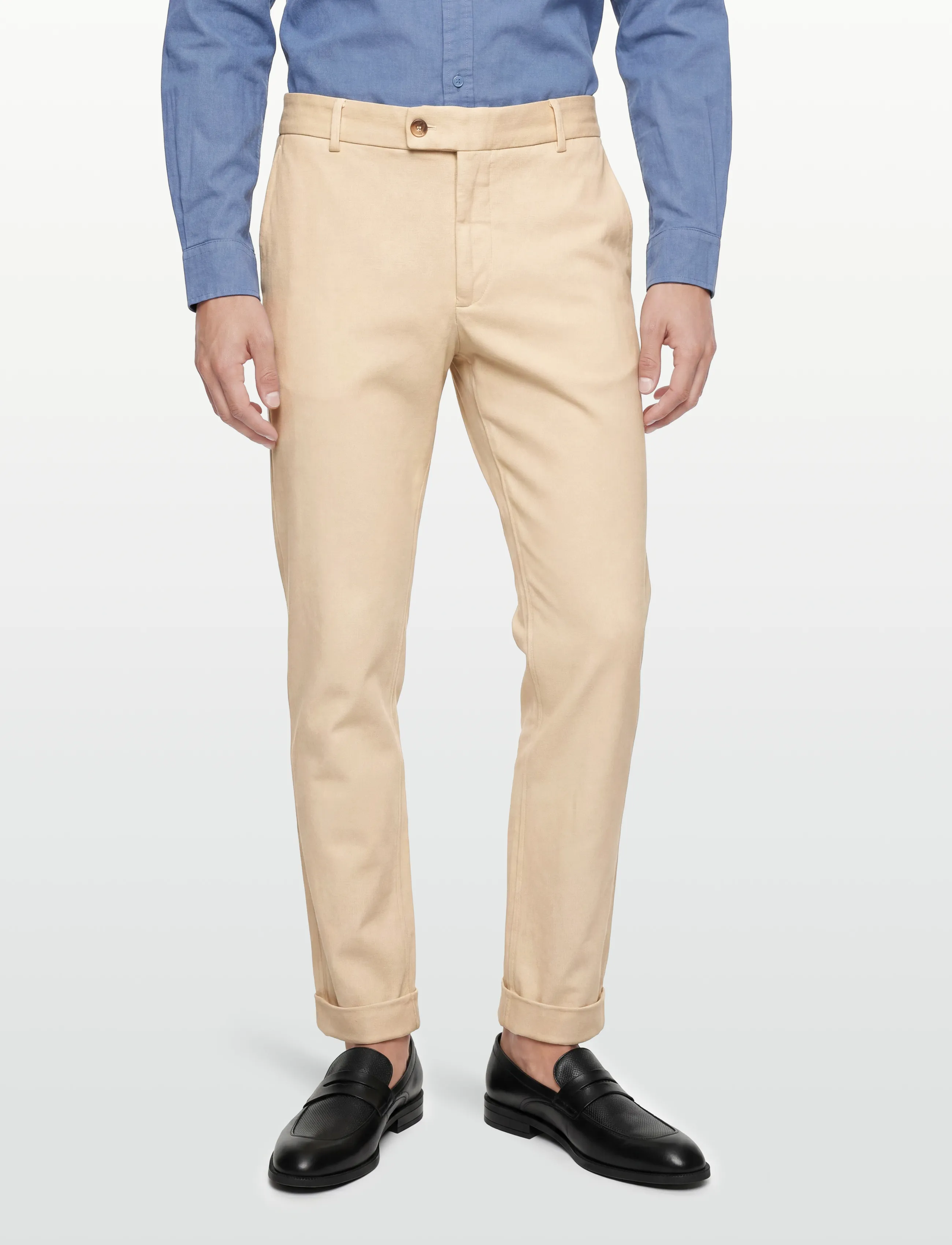 Morris - Jones Soft Twill Trousers - chino püksid - off white - 3