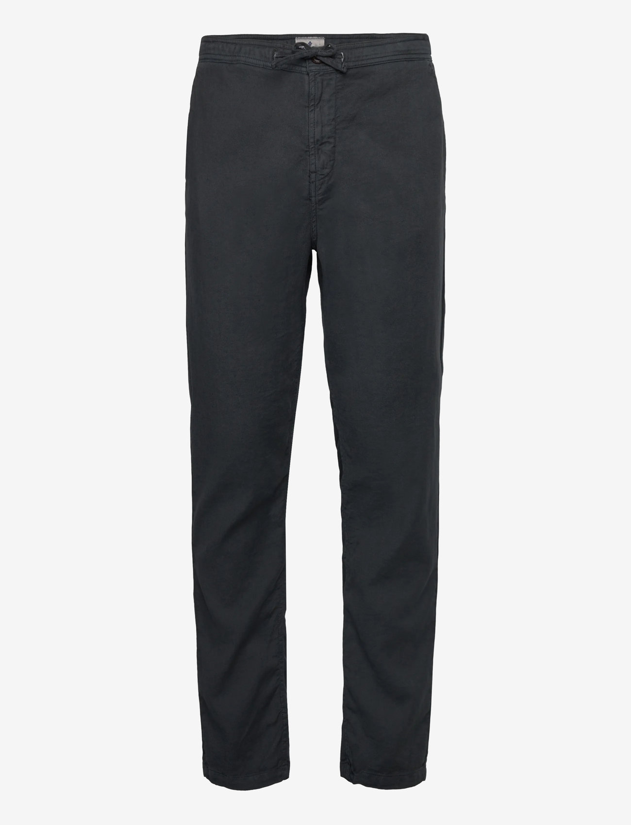 Morris - Fenix Linen Trouser - pellavahousut - blue - 0