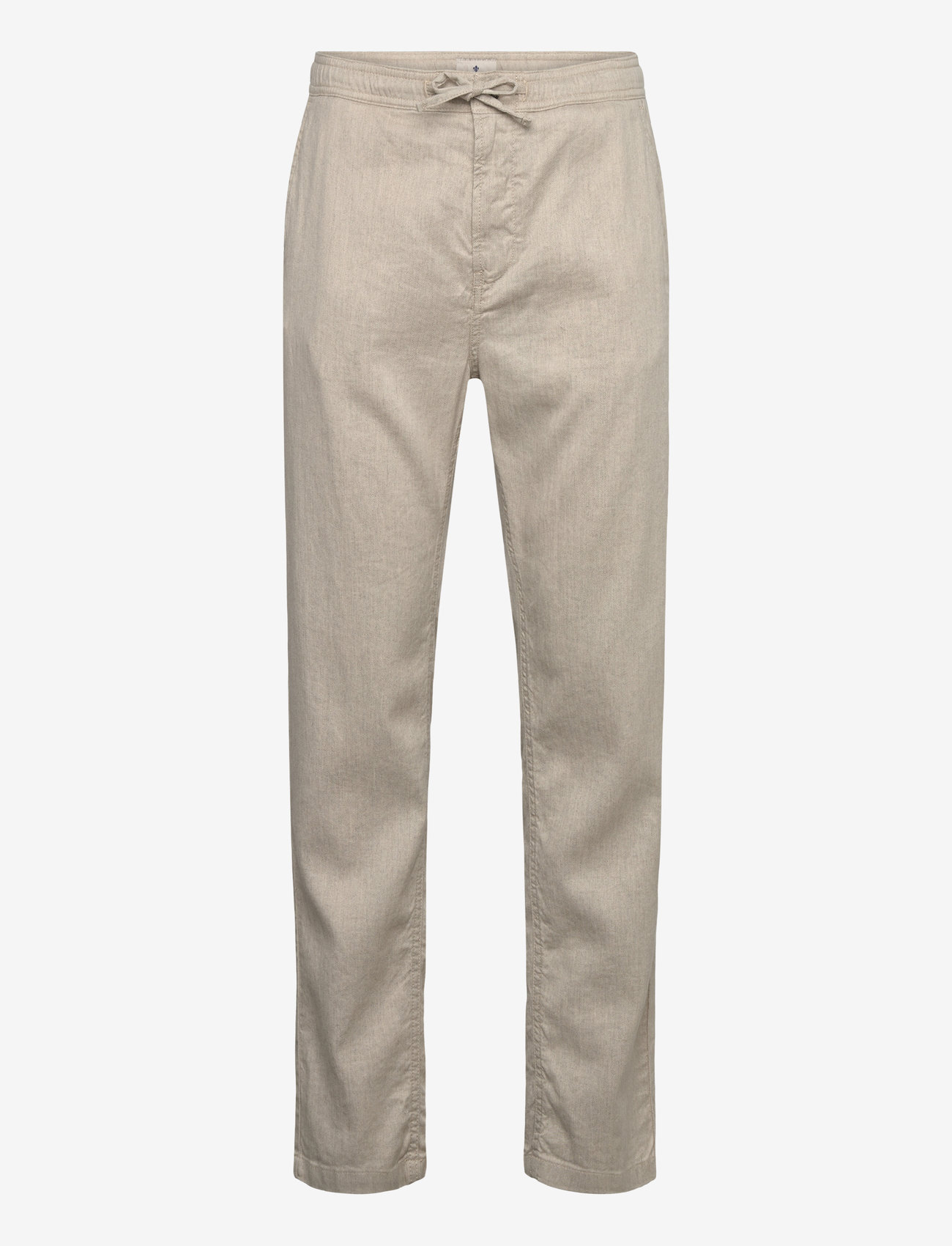 Morris - Fenix Linen Trouser - hørbukser - cream - 0