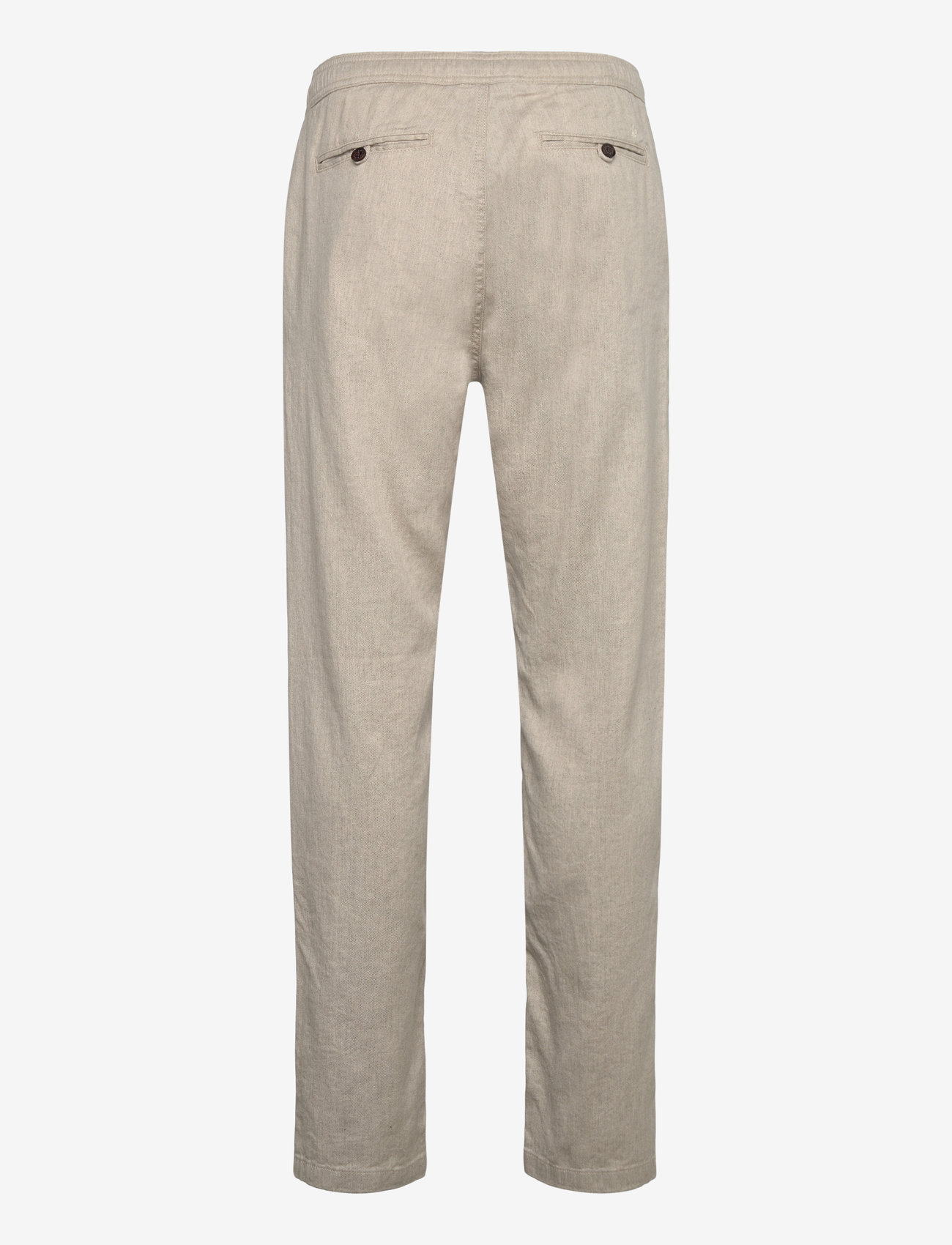 Morris - Fenix Linen Trouser - hørbukser - cream - 1