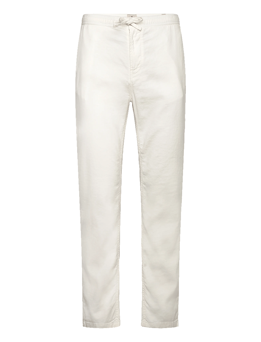 Morris - Fenix Linen Trouser - leinenhosen - off white - 0