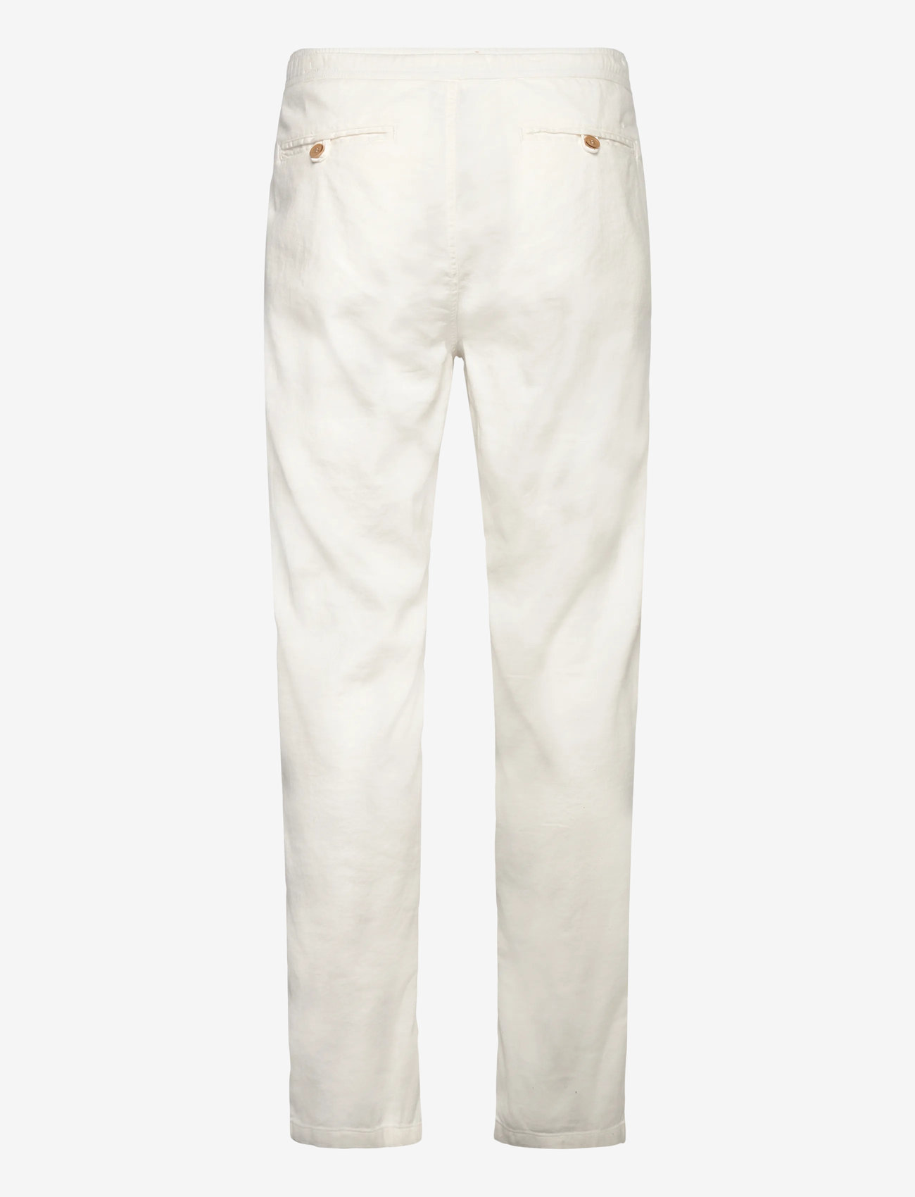 Morris - Fenix Linen Trouser - efterårstøj - off white - 1