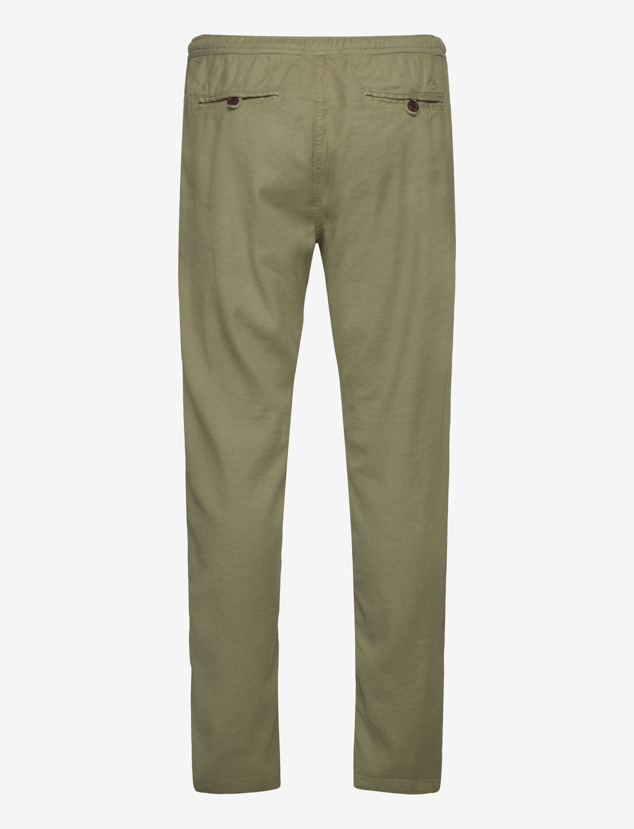 Morris - Fenix Linen Trouser - linnebyxor - olive - 1