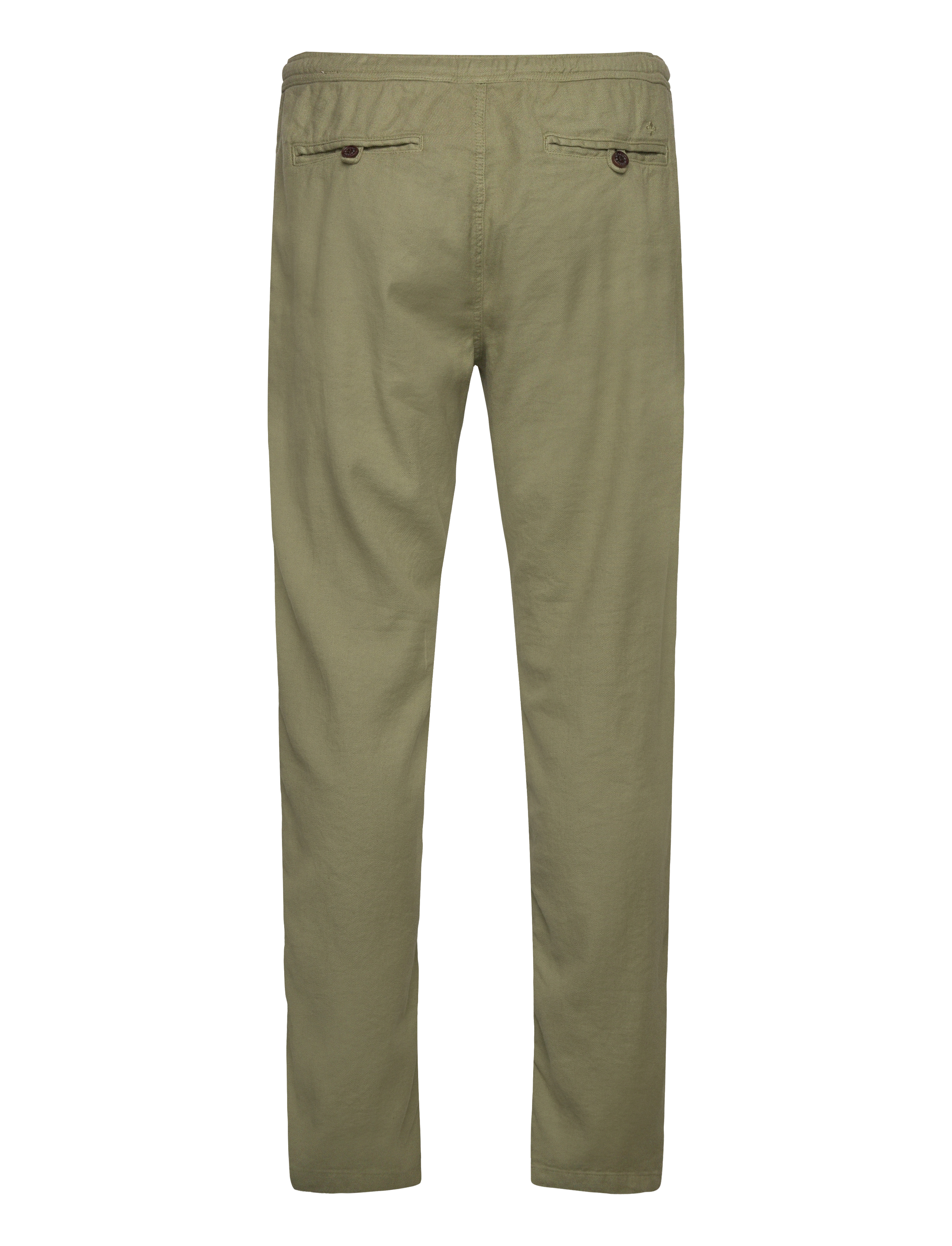 Morris - Fenix Linen Trouser - linen trousers - olive - 1