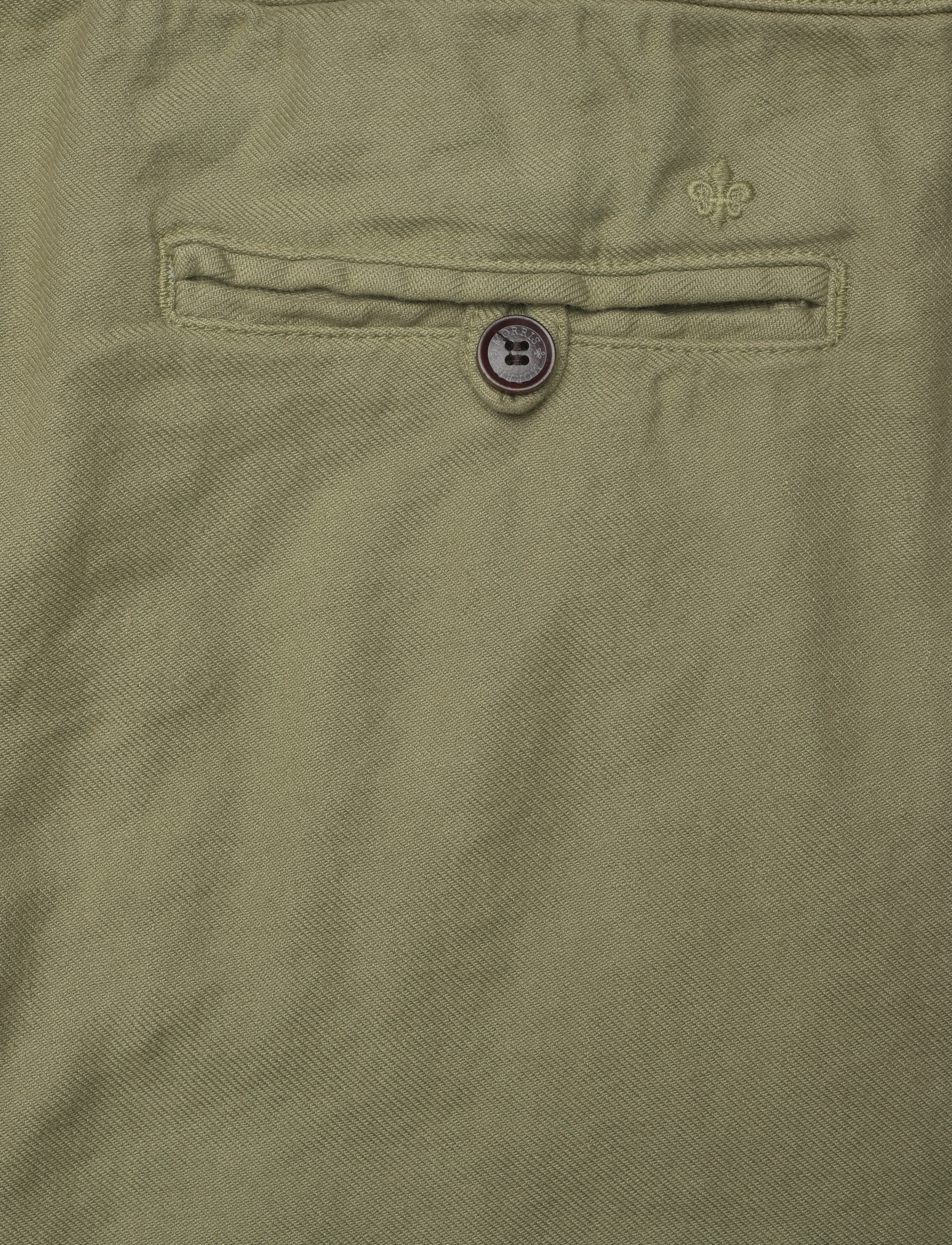 Morris - Fenix Linen Trouser - linen trousers - olive - 4