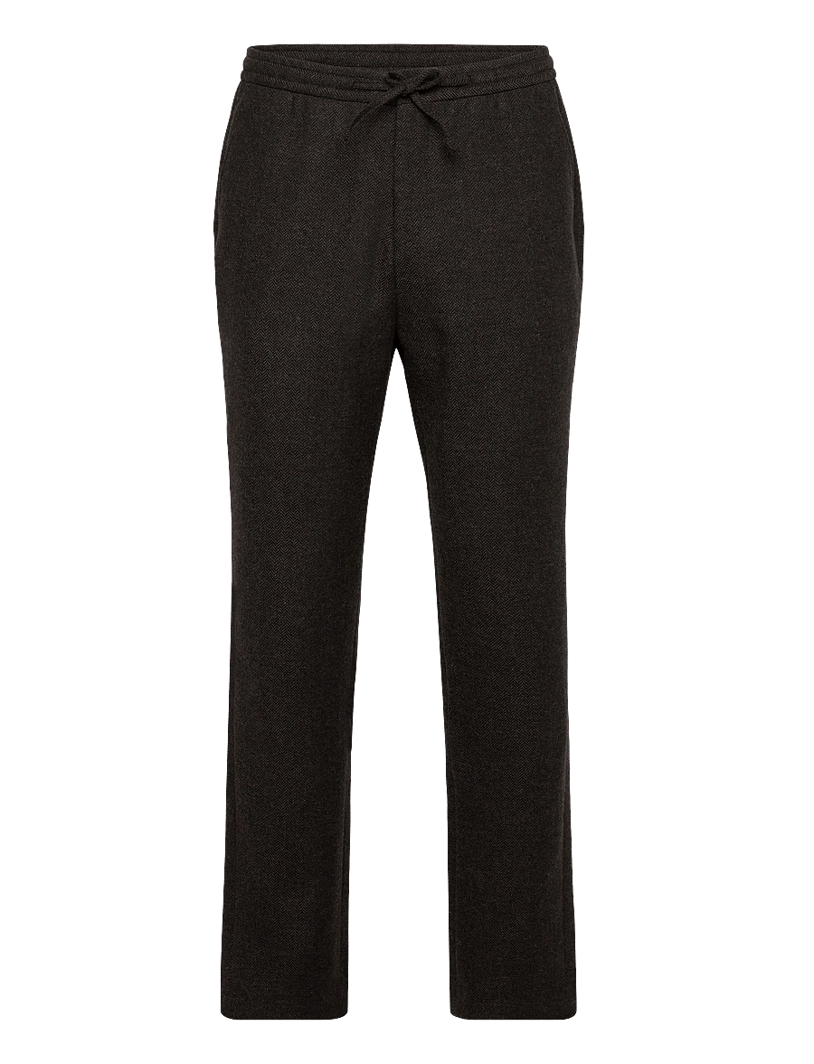 Morris - Fenix Wool Trouser - freizeithosen - brown - 1