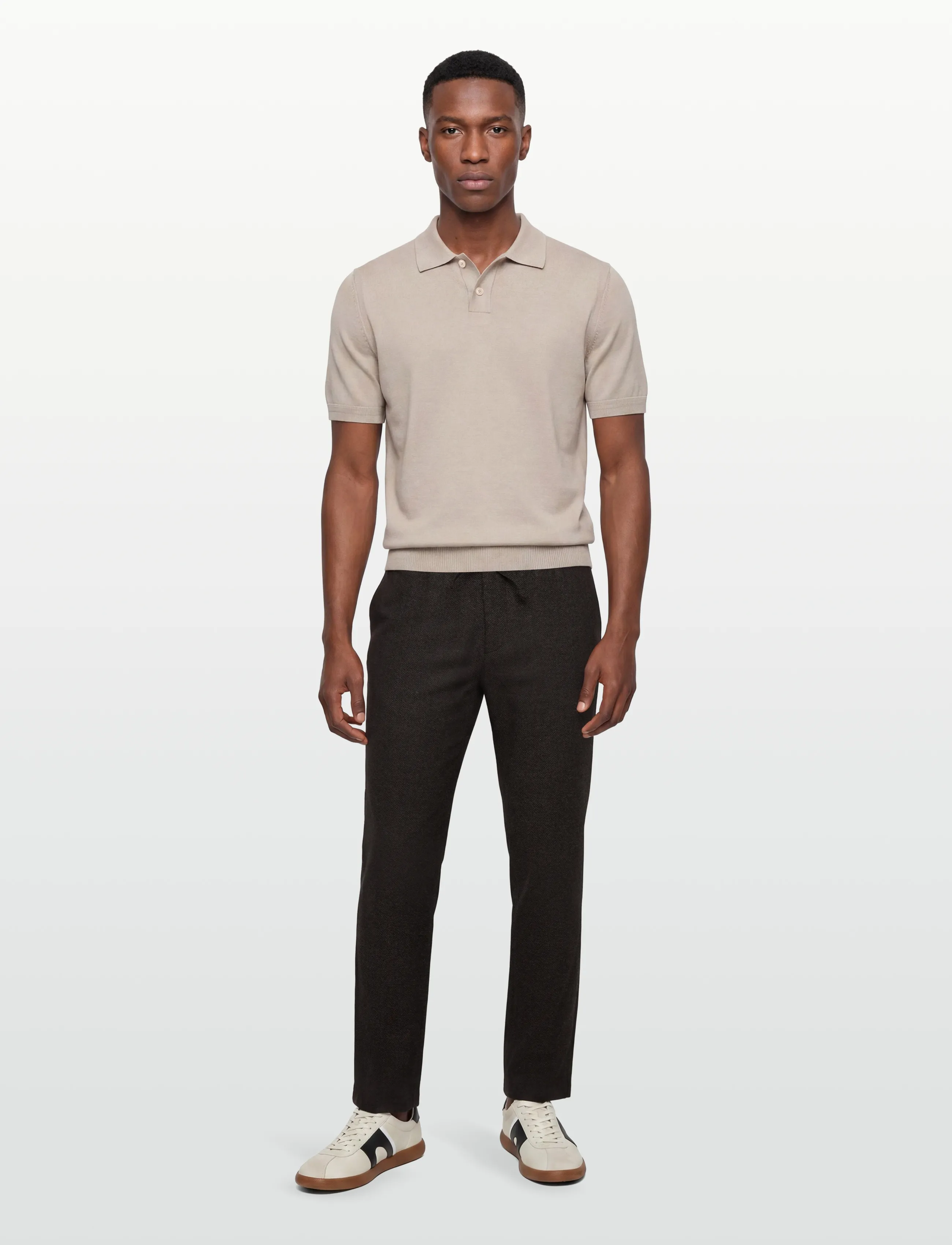 Morris Fenix Wool Trouser, XXL, Brown, Bukser > Afslappet, Herre