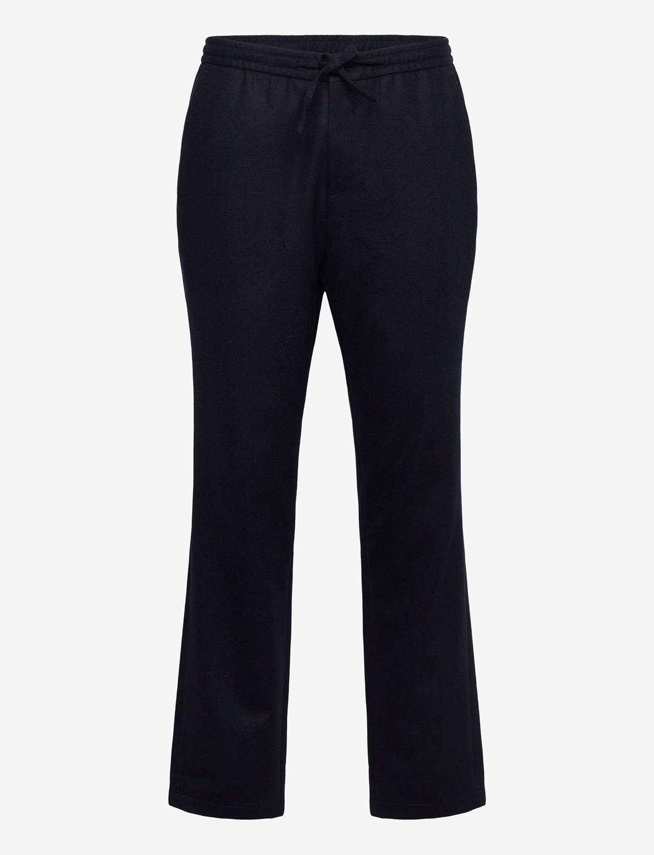 Morris - Fenix Wool Trouser - casual bukser - navy - 1