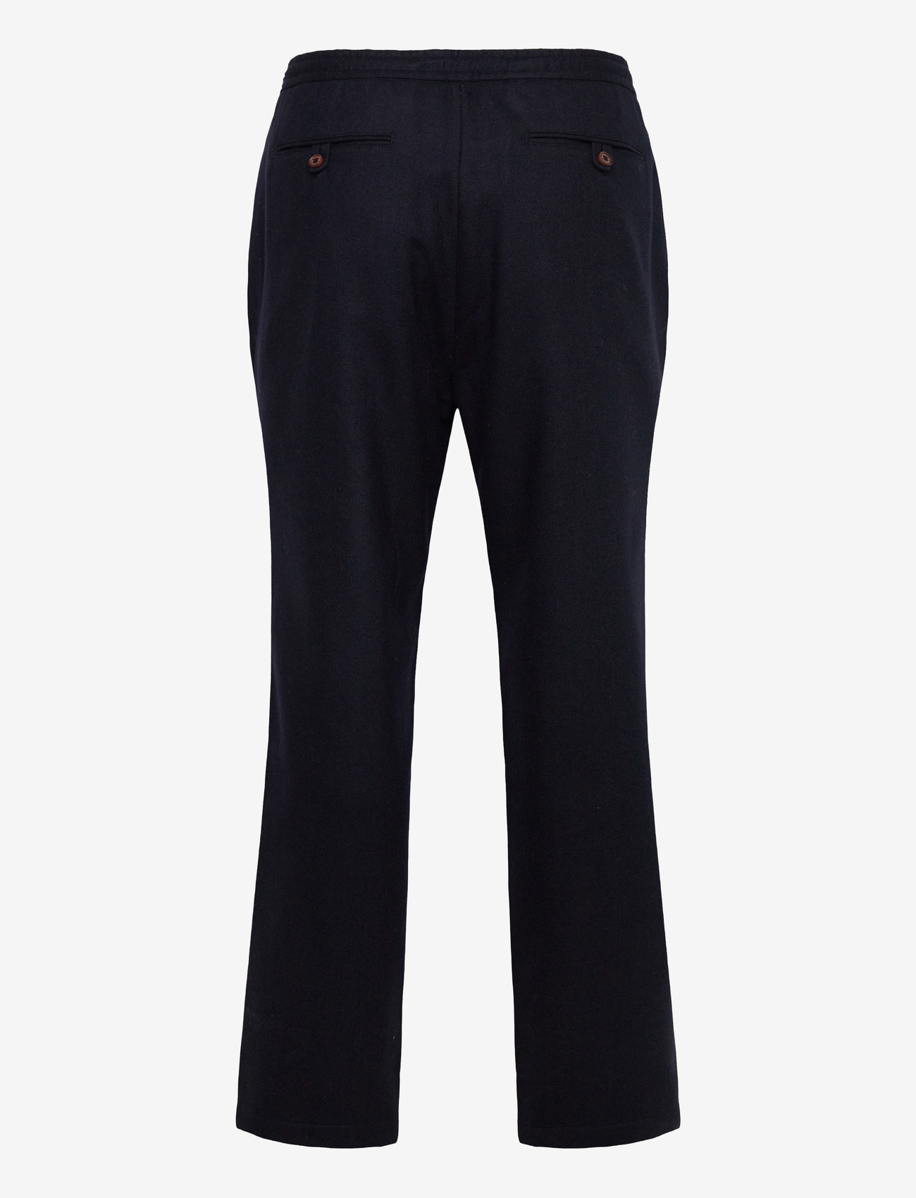 Morris - Fenix Wool Trouser - casual bukser - navy - 2