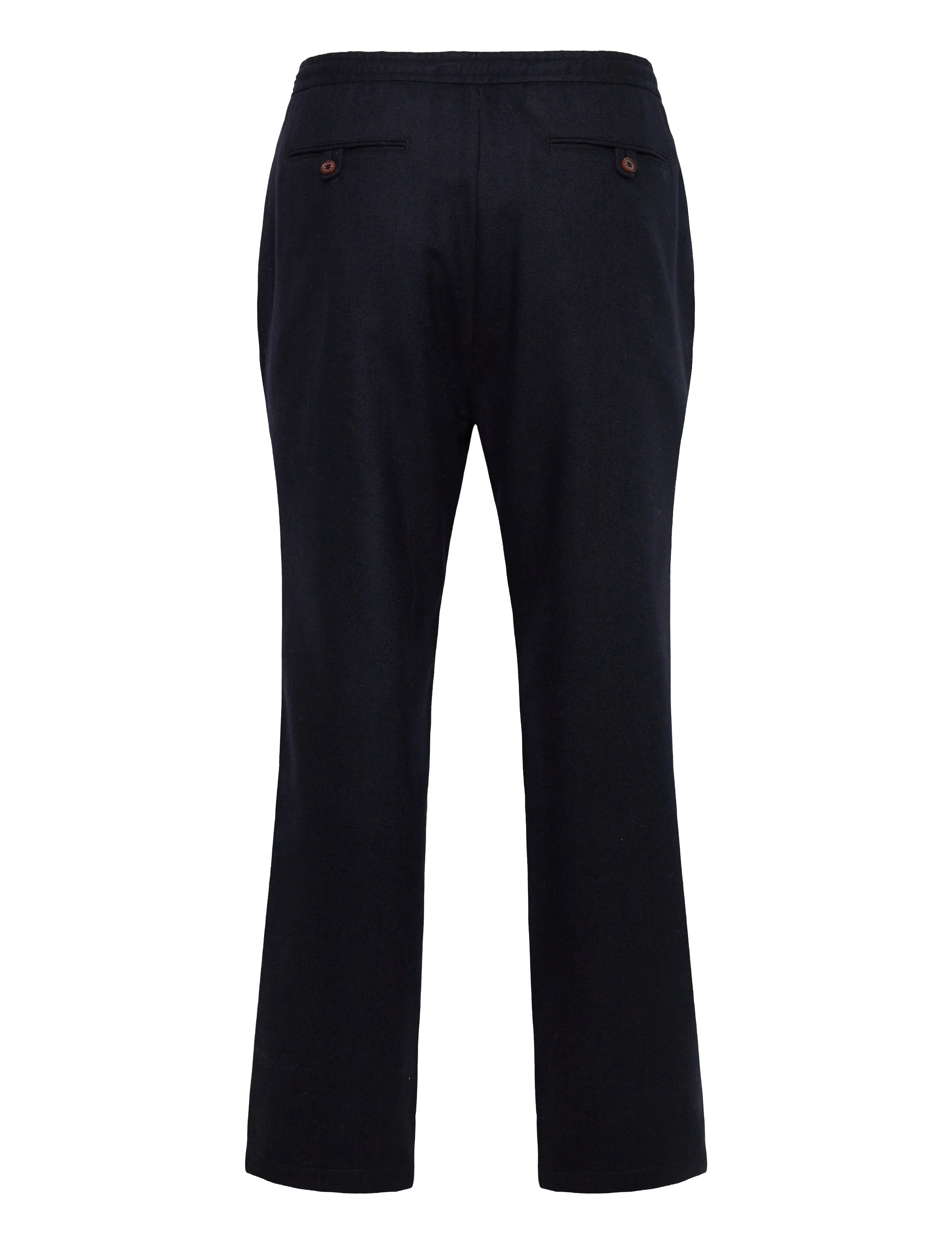 Morris - Fenix Wool Trouser - casual bukser - navy - 2