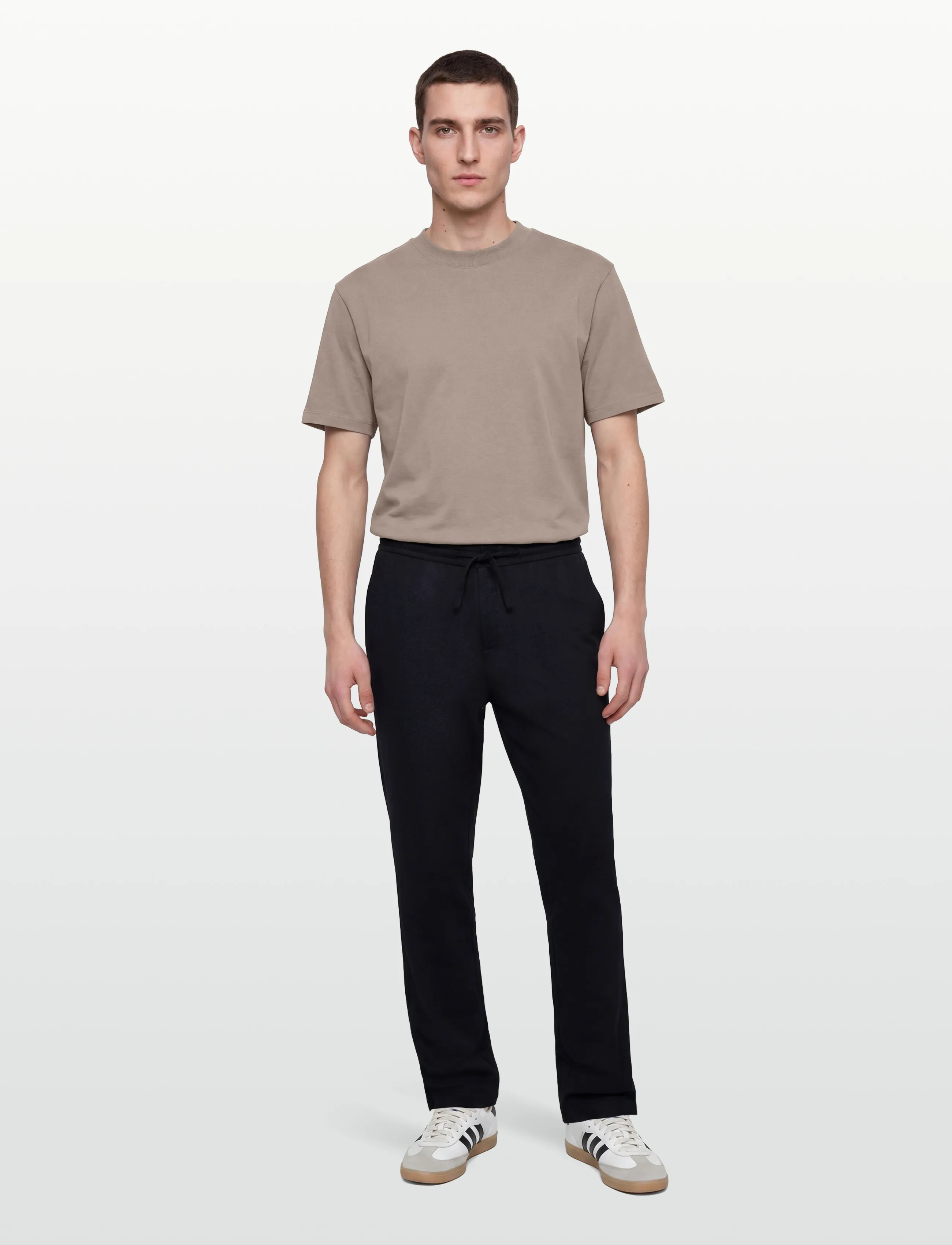 Morris Fenix Wool Trouser, S, Navy, Bukser > Afslappet, Herre