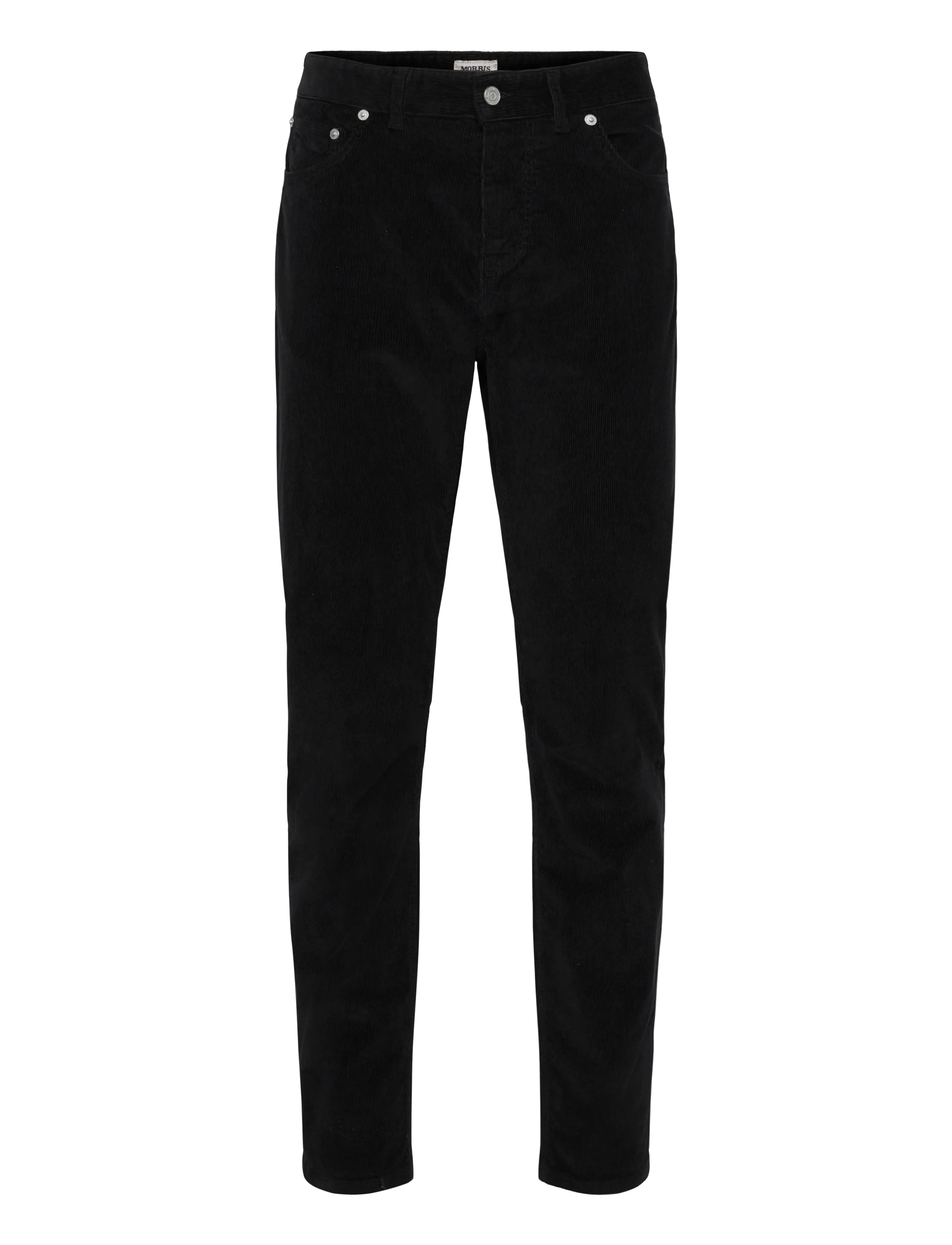 Morris James Cord 5 Pocket - Casual trousers - BLACK / black