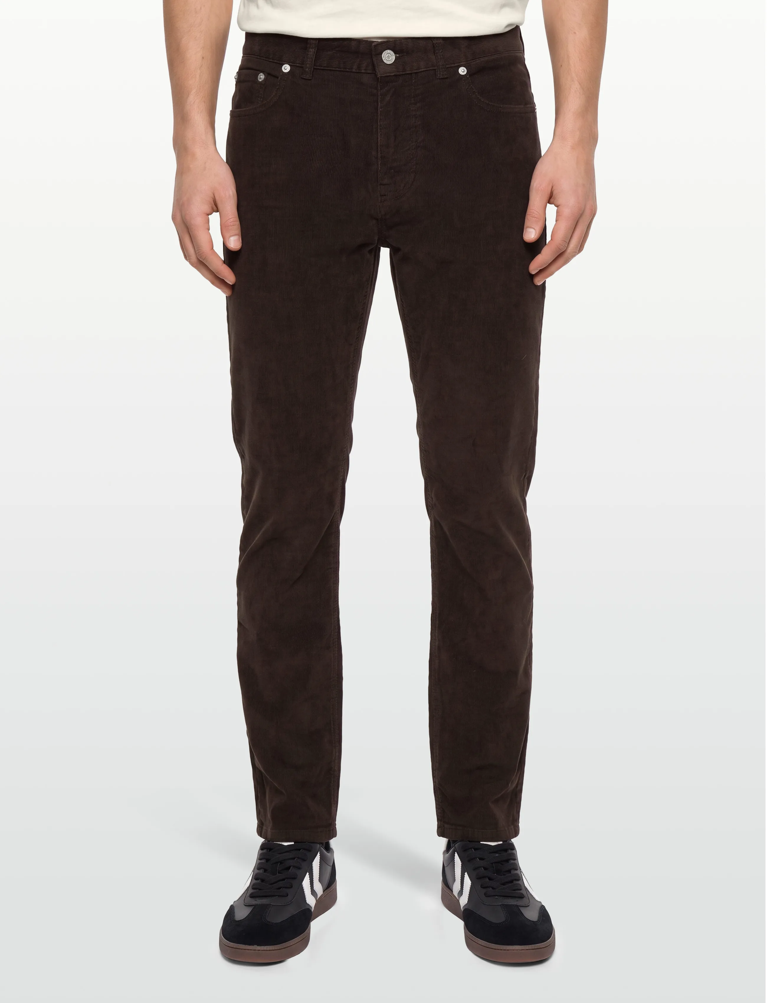 Morris - James Cord 5 Pocket - casual bukser - brown - 3
