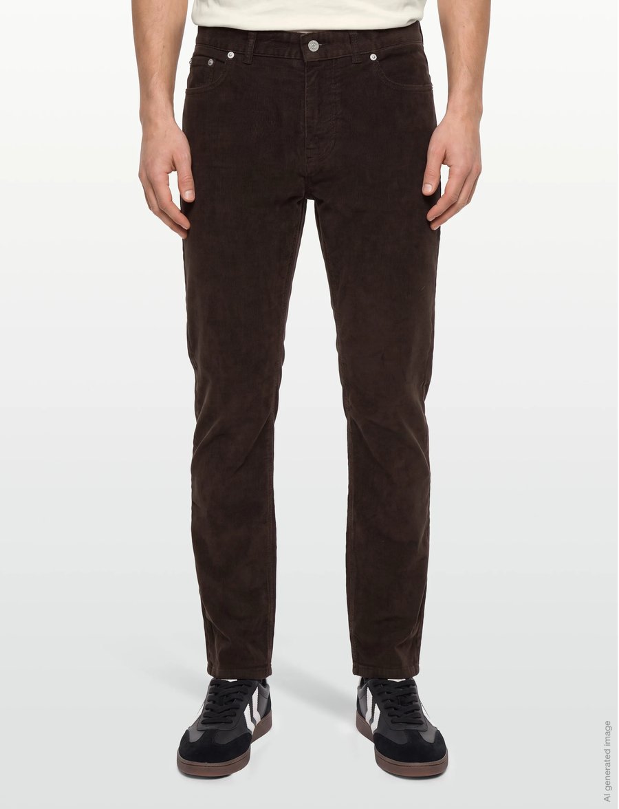 Morris - James Cord 5 Pocket - casual trousers - brown - 3