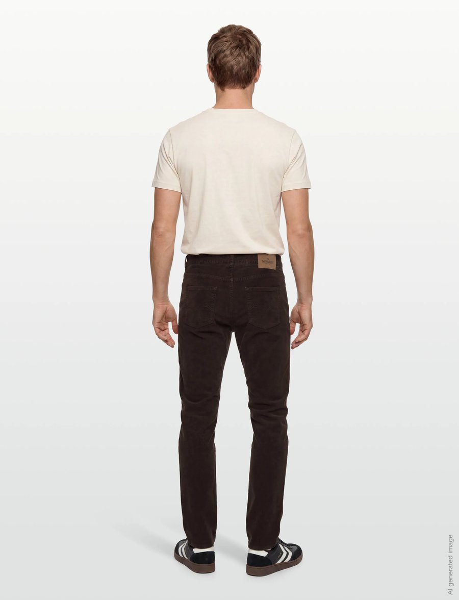 Morris - James Cord 5 Pocket - casual trousers - brown - 4