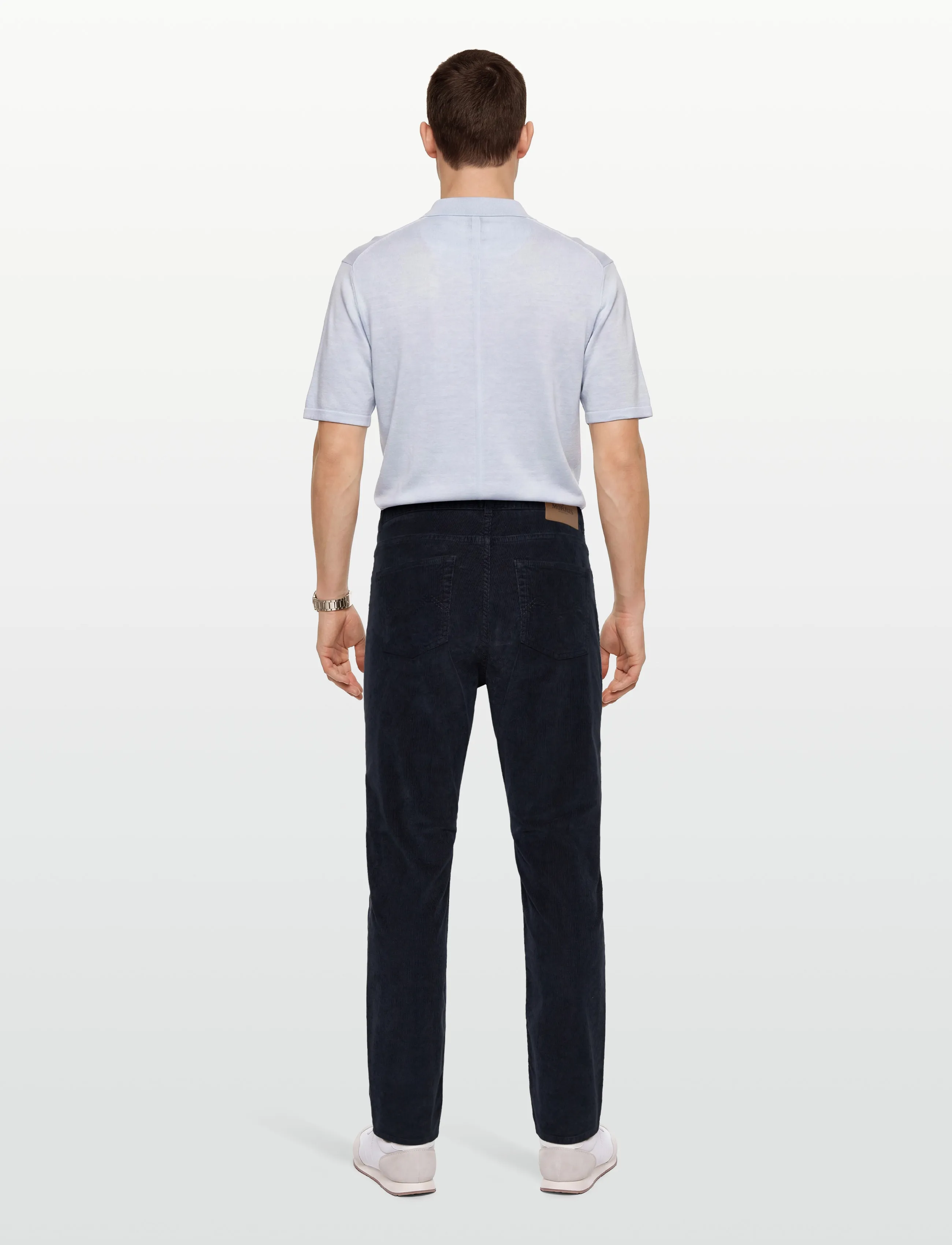 Morris - James Cord 5 Pocket - vabaajapüksid - navy - 4