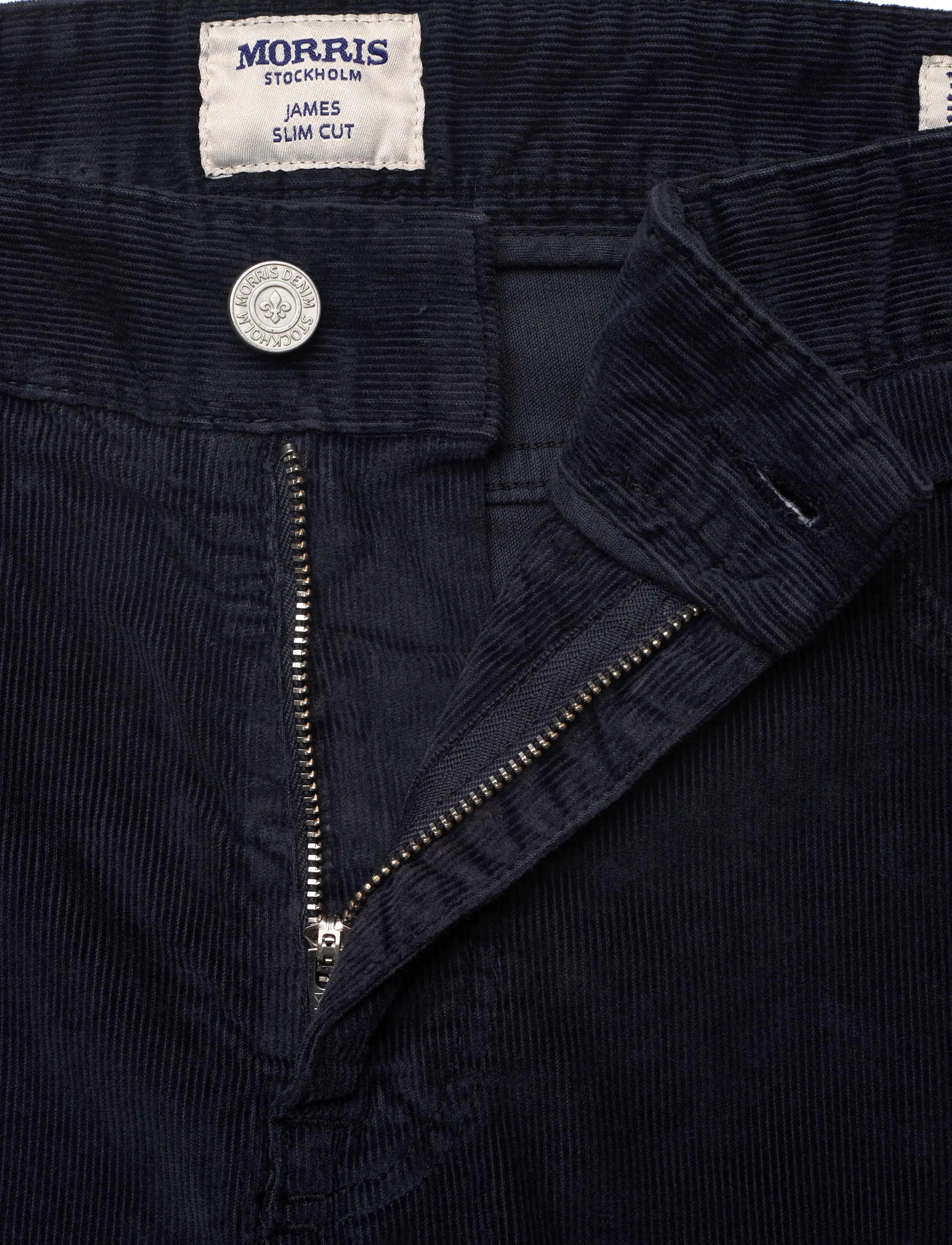 Morris - James Cord 5 Pocket - casual byxor - navy - 3