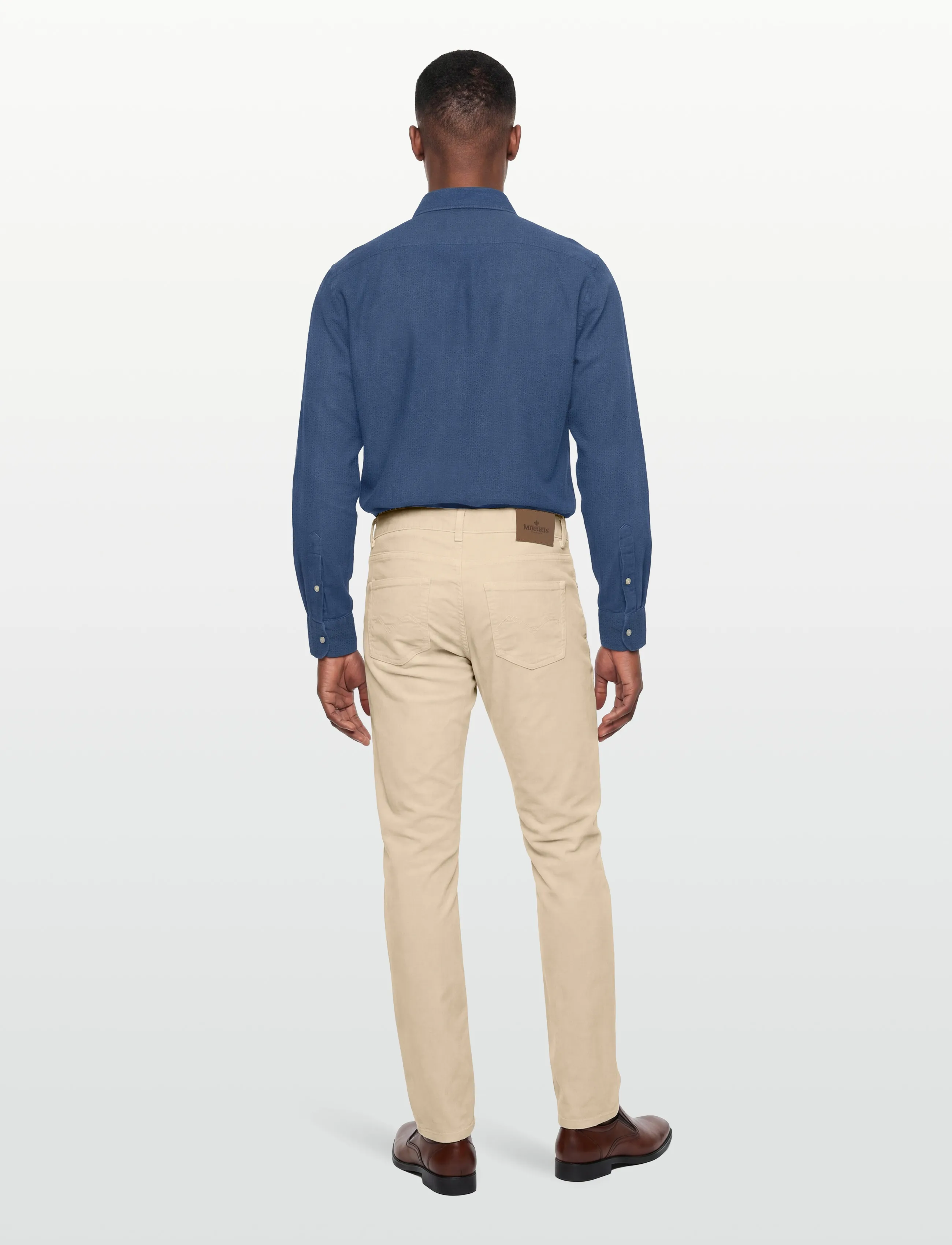Morris - James Cord 5 Pocket - casual bukser - off white - 4